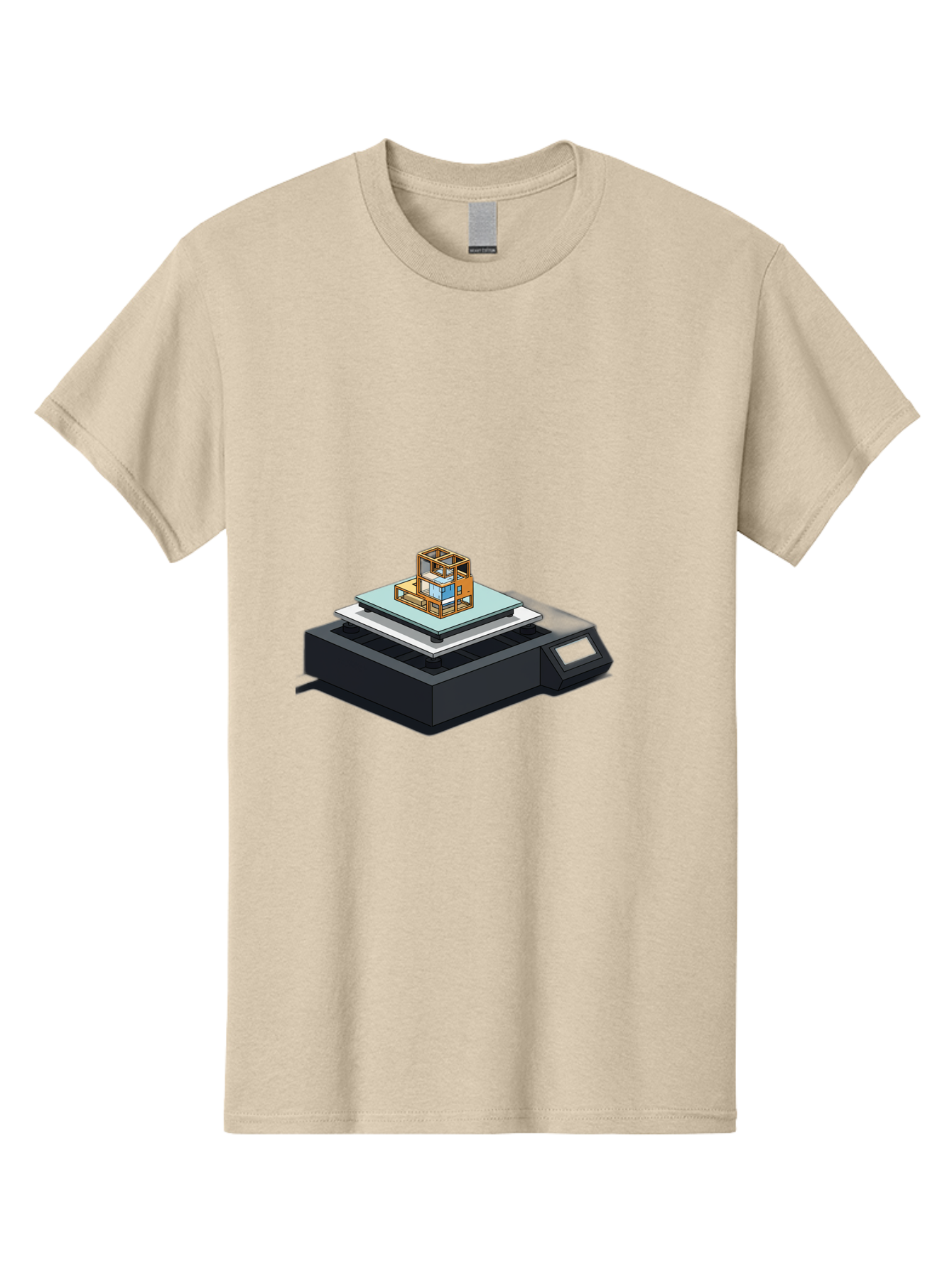 3D-Printer-19 Men'S Graphic Tee, 100% Cotton, Comfortable Casual Summer Wear, Machine Washable, 3D Printing Technology, Additive Manufacturing, Prototype Development, Rapid Prototyping, 3D Modeling, Futuristic Design, Innovative Printing, Baa012