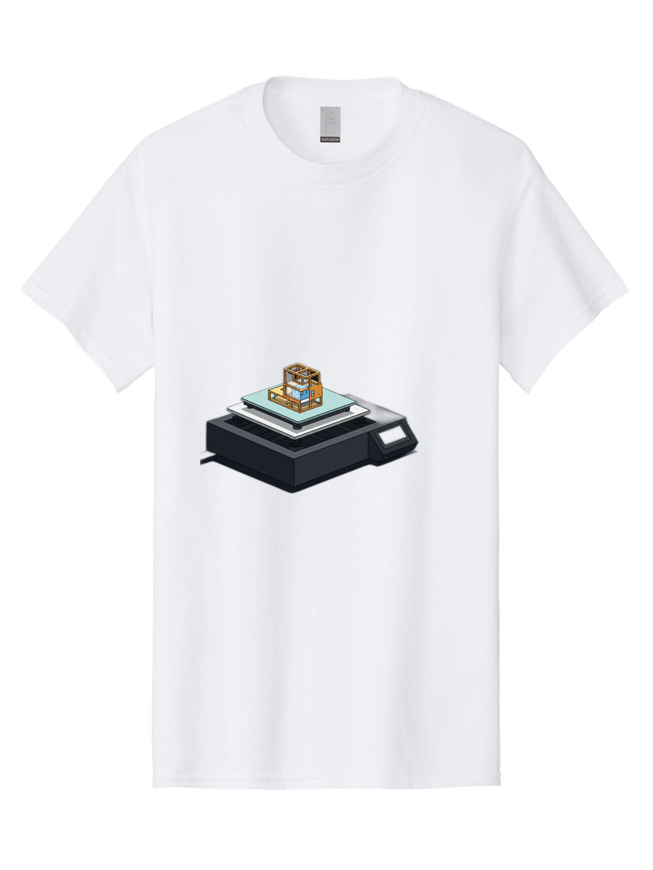 3D-Printer-19 Men'S Graphic Tee, 100% Cotton, Comfortable Casual Summer Wear, Machine Washable, 3D Printing Technology, Additive Manufacturing, Prototype Development, Rapid Prototyping, 3D Modeling, Futuristic Design, Innovative Printing, Baa012