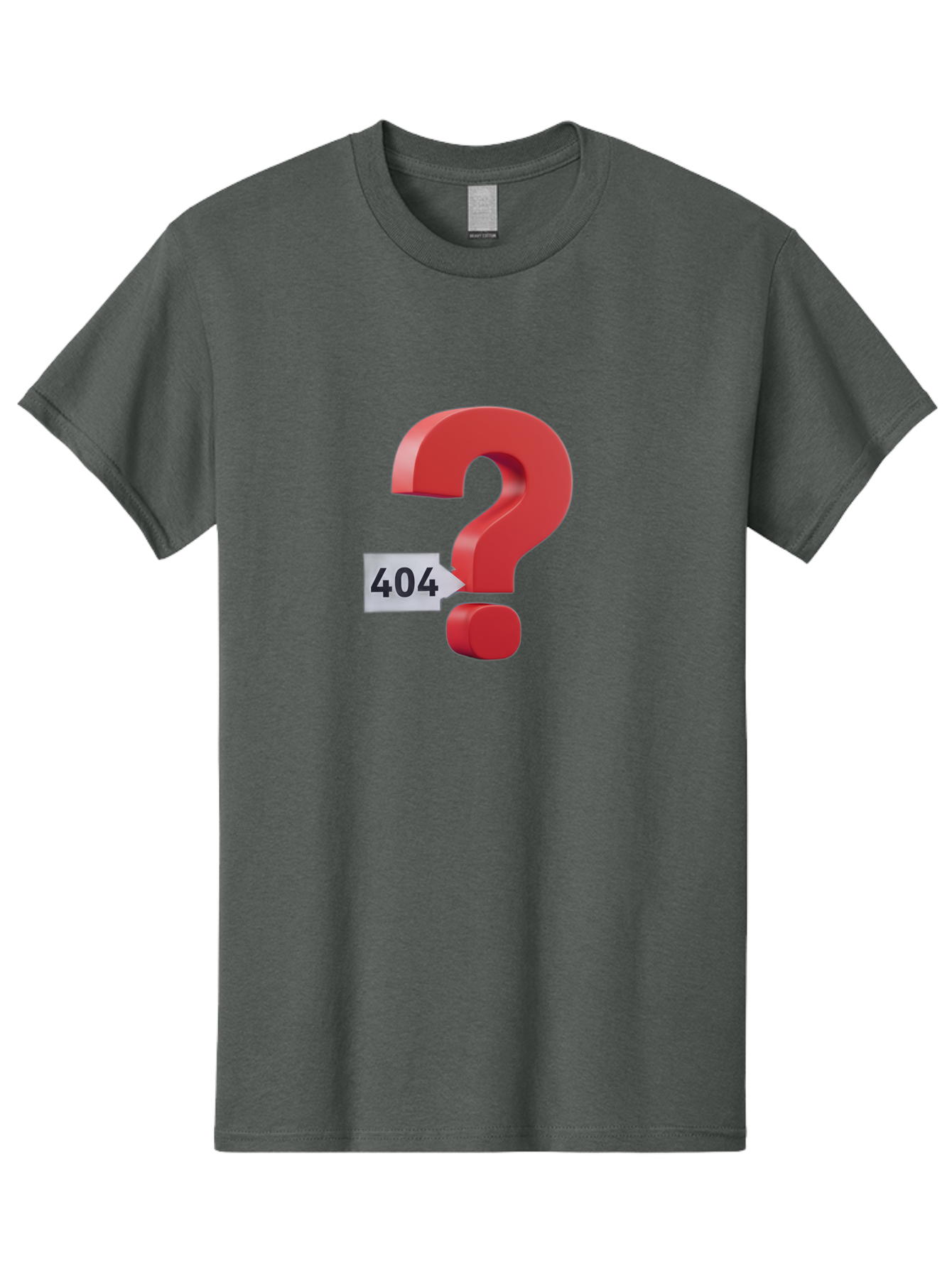 404-2 Men'S Graphic Tee, 100% Cotton, Comfortable Casual Summer Wear, Machine Washable, Error Message, Page Not Found, 404 Number, Question Mark, Digital Glitch, Website Error, Technical Issue, Problem Solving, Troubleshooting Baa059