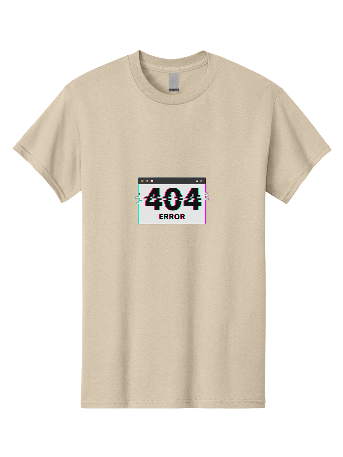 404-Error-2 Men'S Graphic Tee, 100% Cotton, Comfortable Casual Summer Wear, Machine Washable, 404 Error Page, Glitch Effect, Distorted Text, Broken Link, Webpage Not Found, Glitch Art, Error Message, Cyberpunk, Distorted Graphic, 404, Error Baa076