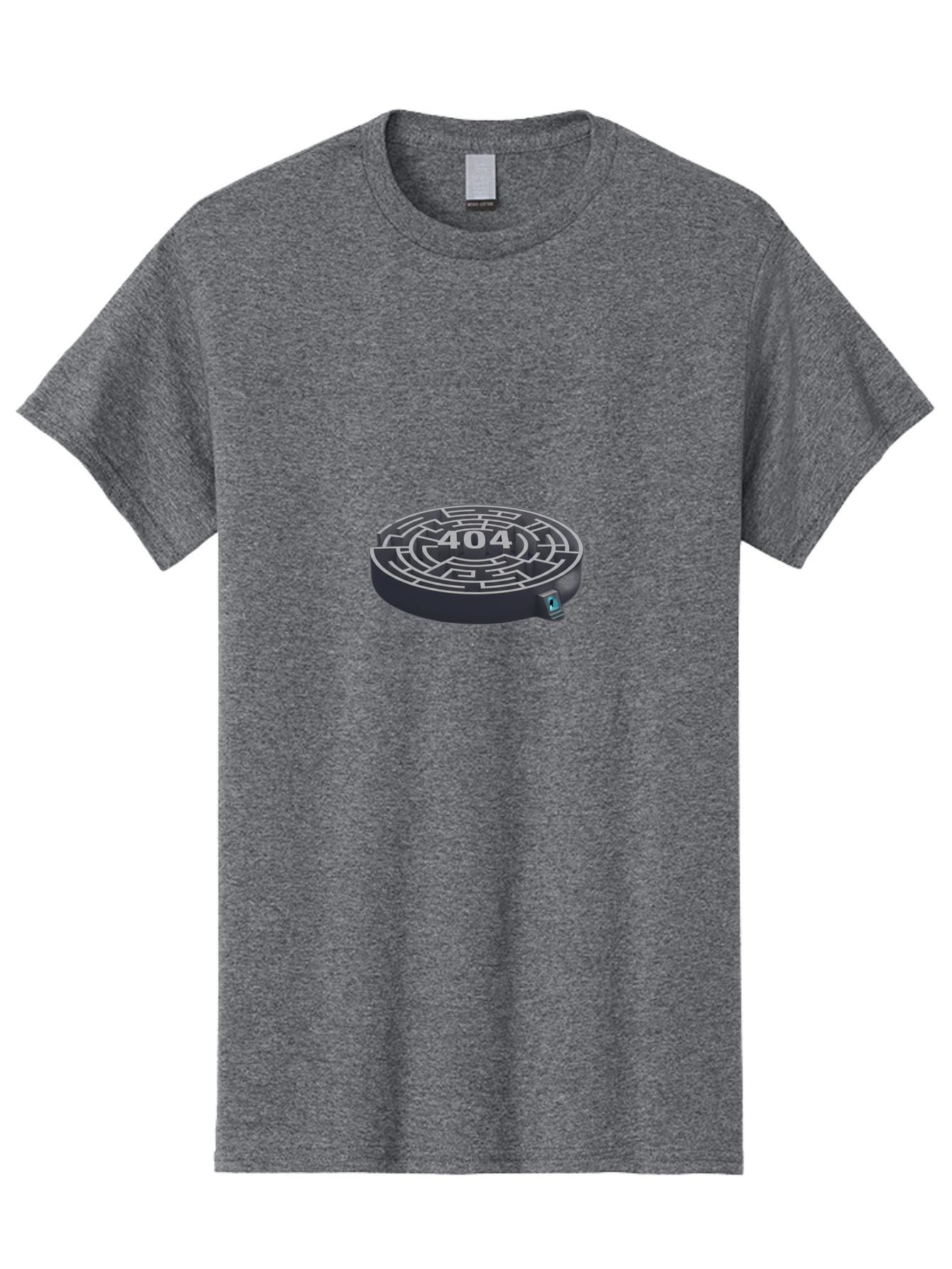 404-Maze Men'S Graphic Tee, 100% Cotton, Comfortable Casual Summer Wear, Machine Washable, Error Page, 404 Maze, Lost In Cyberspace, Digital Labyrinth, Website Error, Broken Link, Navigation Issue, Problem Solving, Online Glitch, Baa096