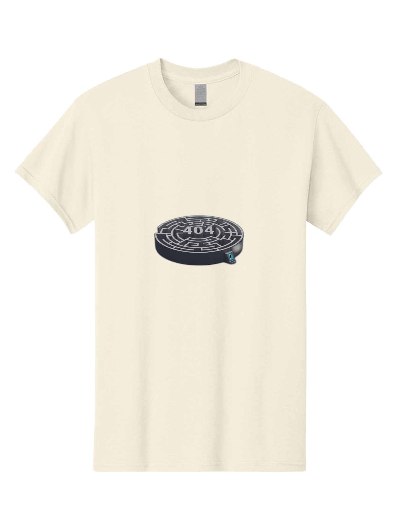 404-Maze Men'S Graphic Tee, 100% Cotton, Comfortable Casual Summer Wear, Machine Washable, Error Page, 404 Maze, Lost In Cyberspace, Digital Labyrinth, Website Error, Broken Link, Navigation Issue, Problem Solving, Online Glitch, Baa096