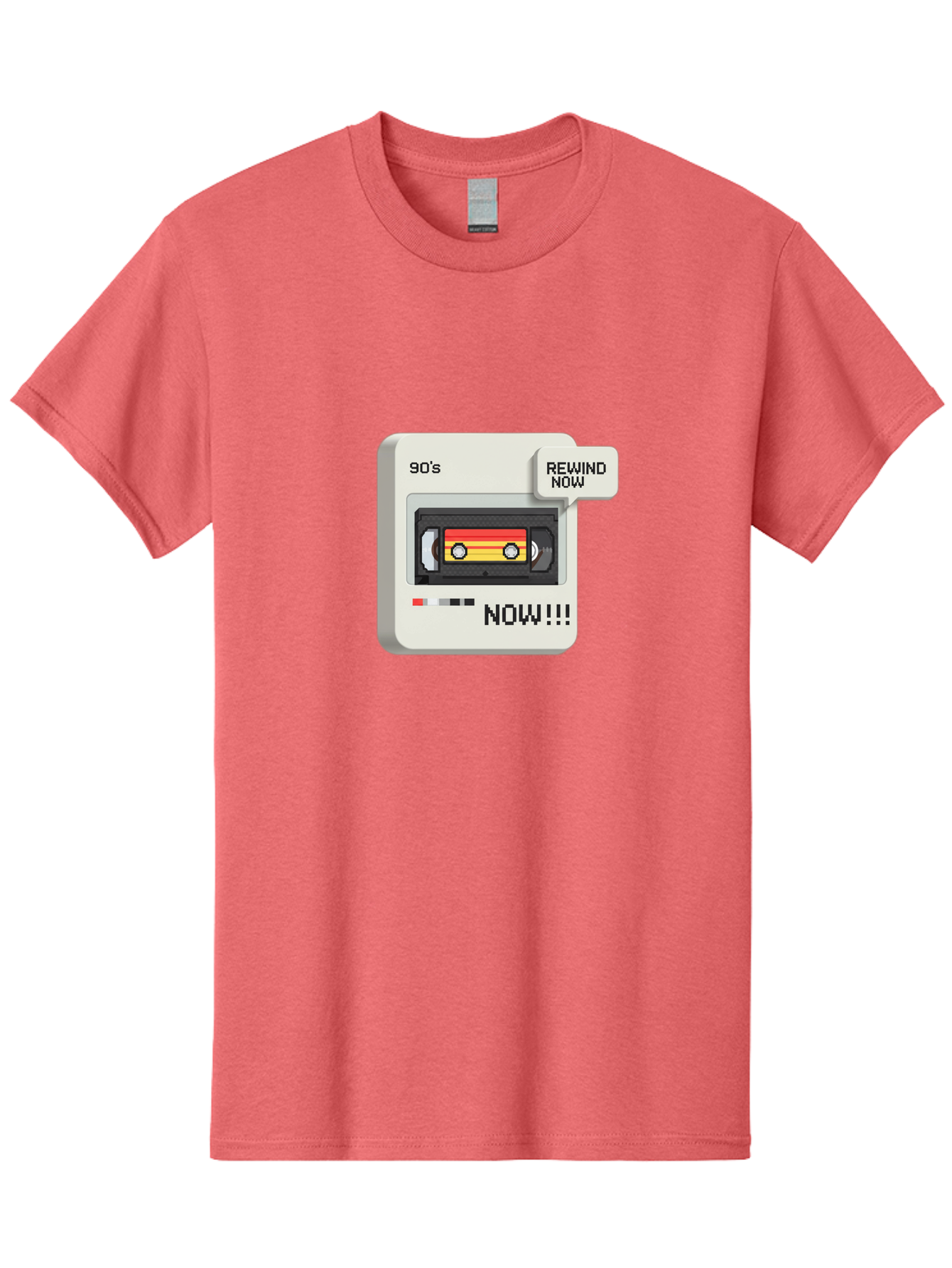 90-S-Rewind Men'S Graphic Tee, 100% Cotton, Comfortable Casual Summer Wear, Machine Washable, Retro Cassette Tape, 90'S Nostalgia, Rewind Now, Vintage Music, Nostalgic Vibes, Retro Technology, Old School Audio, Cassette Player Baa121
