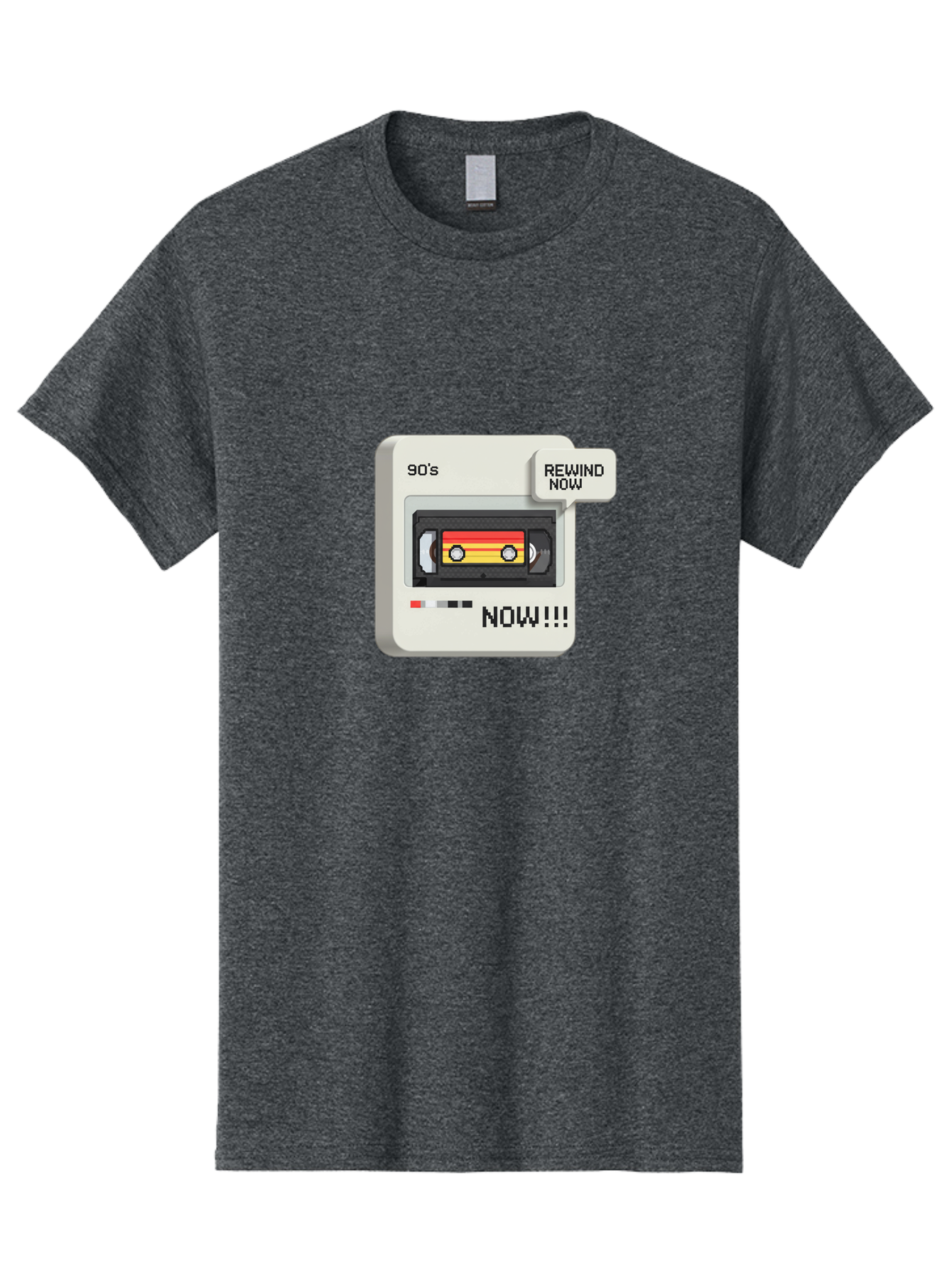 90-S-Rewind Men'S Graphic Tee, 100% Cotton, Comfortable Casual Summer Wear, Machine Washable, Retro Cassette Tape, 90'S Nostalgia, Rewind Now, Vintage Music, Nostalgic Vibes, Retro Technology, Old School Audio, Cassette Player Baa121