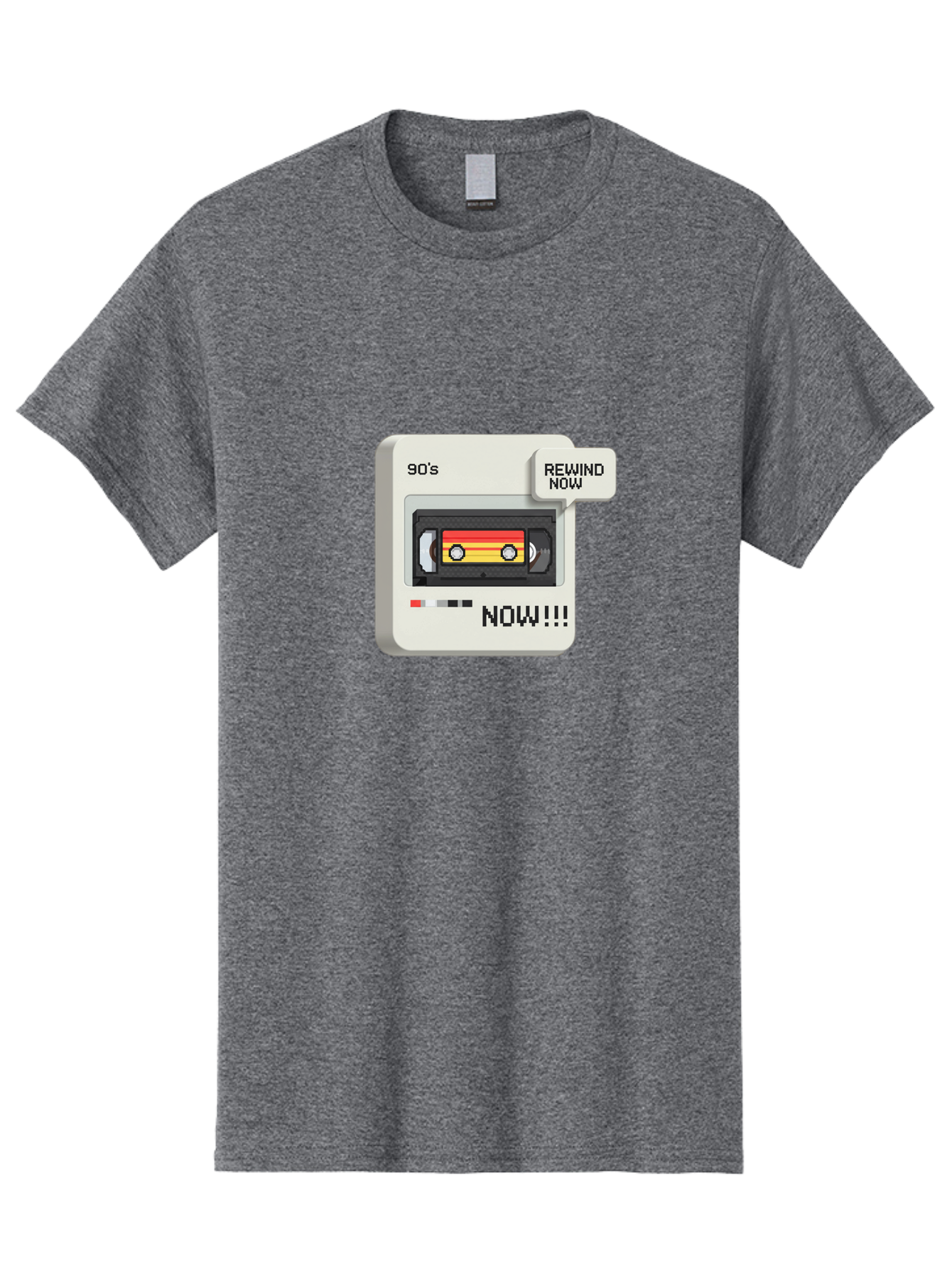 90-S-Rewind Men'S Graphic Tee, 100% Cotton, Comfortable Casual Summer Wear, Machine Washable, Retro Cassette Tape, 90'S Nostalgia, Rewind Now, Vintage Music, Nostalgic Vibes, Retro Technology, Old School Audio, Cassette Player Baa121