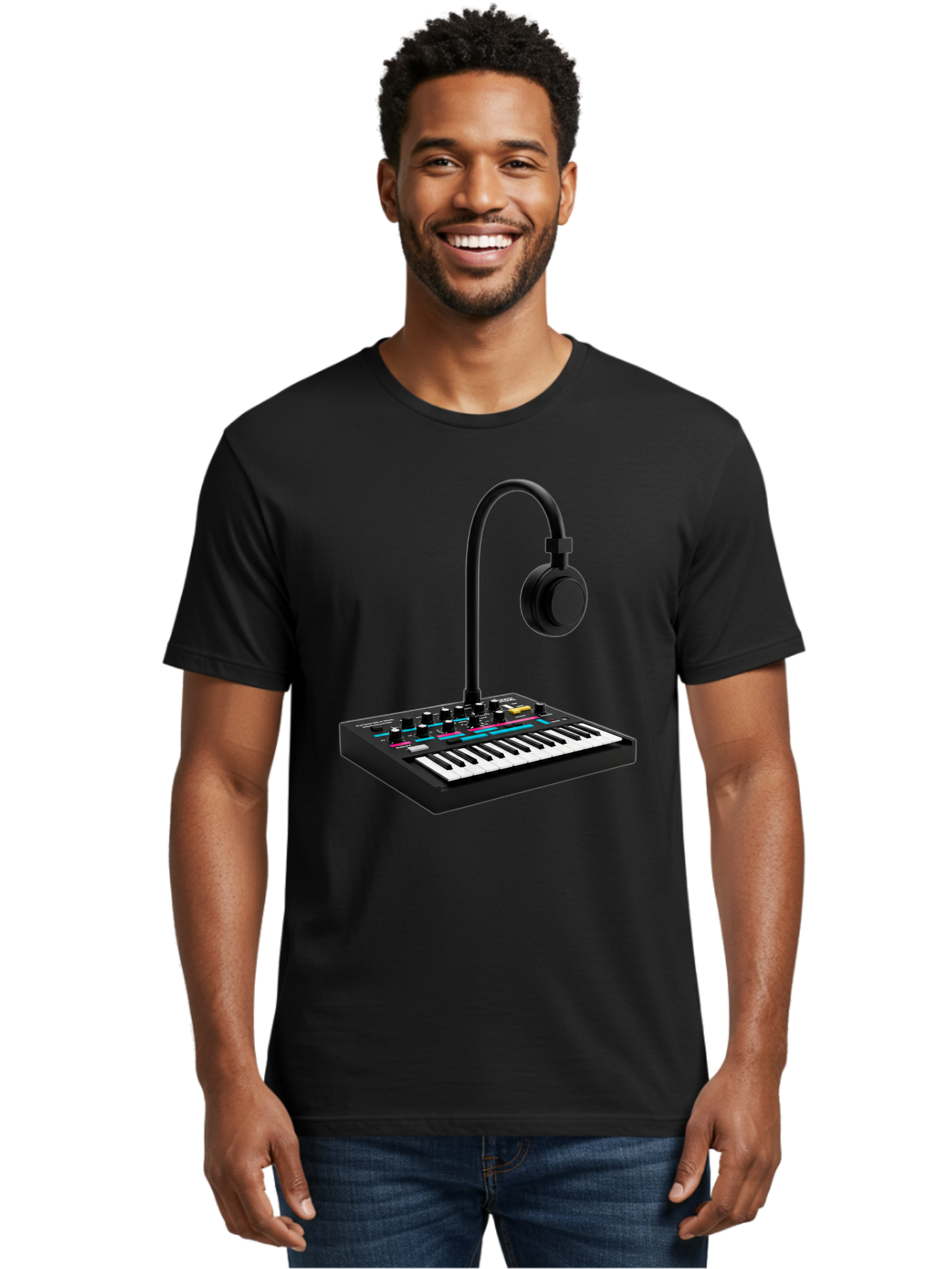 Arturia-Minilab-Mkii Men'S Graphic Tee, 100% Cotton, Comfortable Casual Summer Wear, Machine Washable, Korg Minilogue Synthesizer, Electronic Music Production, Sound Design, Music Creation, Audio Equipment, Midi Controller, Music Gear, Baa140