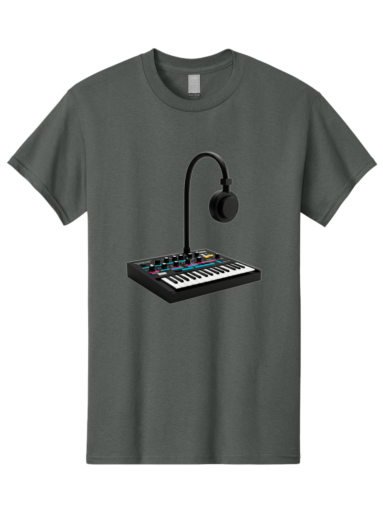 Arturia-Minilab-Mkii Men'S Graphic Tee, 100% Cotton, Comfortable Casual Summer Wear, Machine Washable, Korg Minilogue Synthesizer, Electronic Music Production, Sound Design, Music Creation, Audio Equipment, Midi Controller, Music Gear, Baa140
