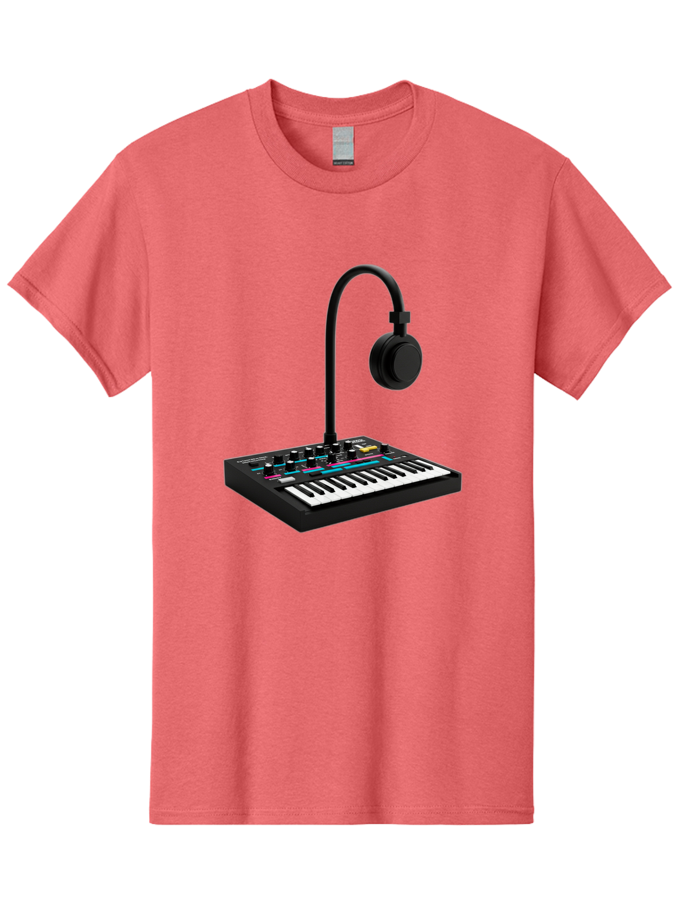 Arturia-Minilab-Mkii Men'S Graphic Tee, 100% Cotton, Comfortable Casual Summer Wear, Machine Washable, Korg Minilogue Synthesizer, Electronic Music Production, Sound Design, Music Creation, Audio Equipment, Midi Controller, Music Gear, Baa140