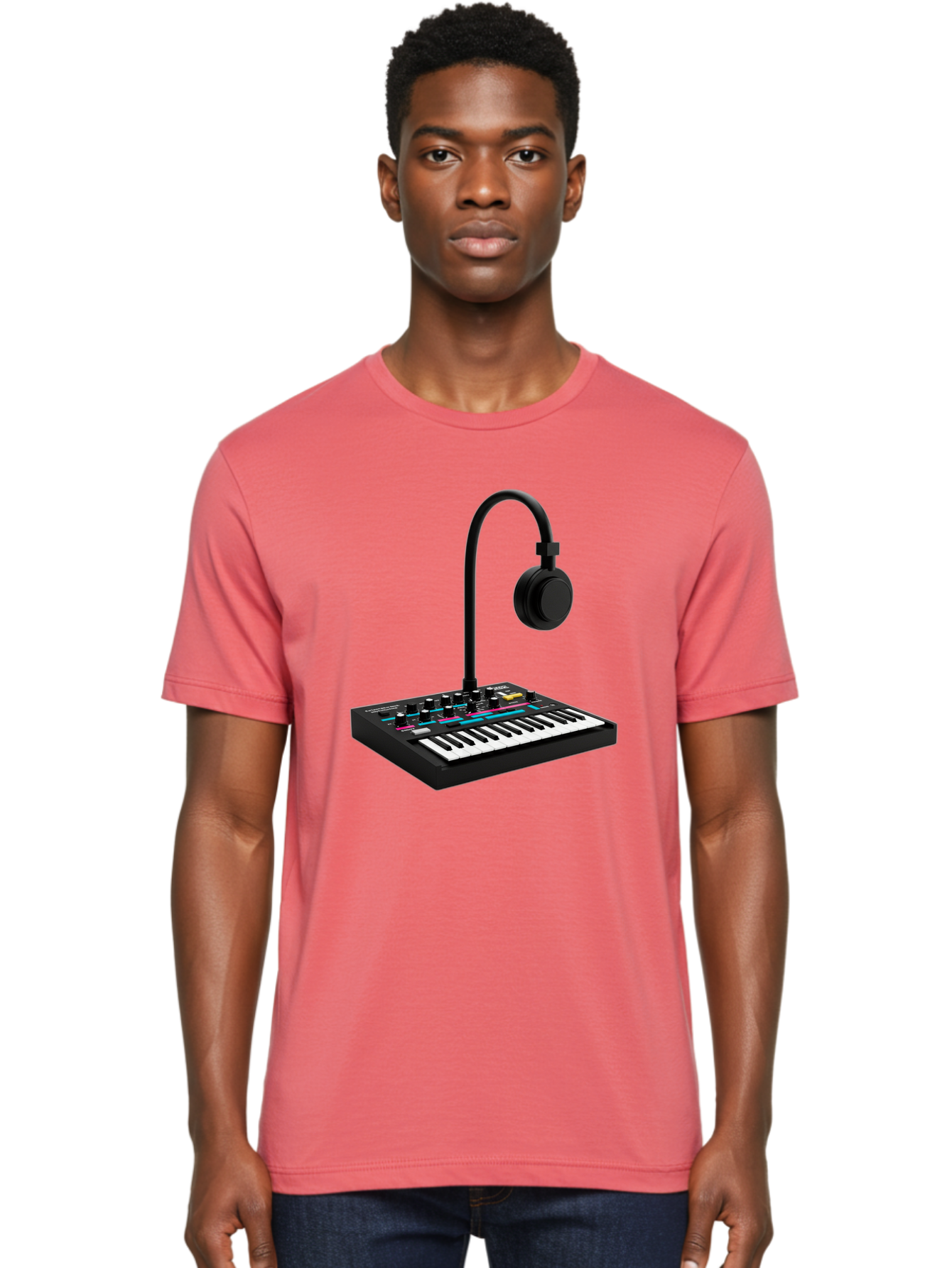 Arturia-Minilab-Mkii Men'S Graphic Tee, 100% Cotton, Comfortable Casual Summer Wear, Machine Washable, Korg Minilogue Synthesizer, Electronic Music Production, Sound Design, Music Creation, Audio Equipment, Midi Controller, Music Gear, Baa140