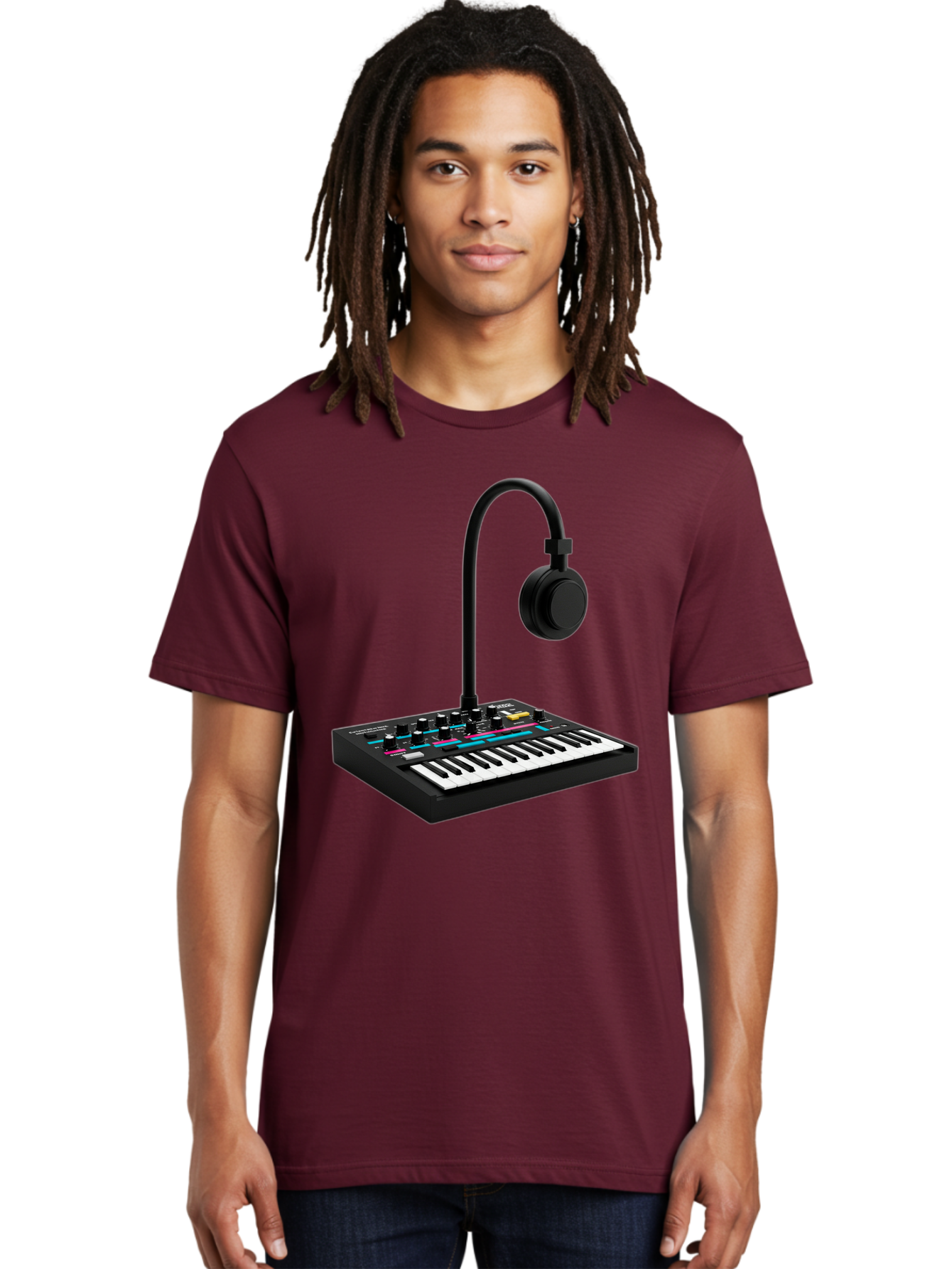 Arturia-Minilab-Mkii Men'S Graphic Tee, 100% Cotton, Comfortable Casual Summer Wear, Machine Washable, Korg Minilogue Synthesizer, Electronic Music Production, Sound Design, Music Creation, Audio Equipment, Midi Controller, Music Gear, Baa140