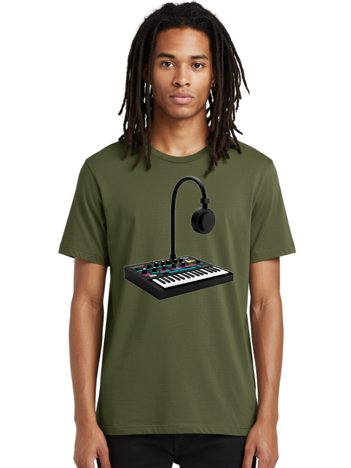 Arturia-Minilab-Mkii Men'S Graphic Tee, 100% Cotton, Comfortable Casual Summer Wear, Machine Washable, Korg Minilogue Synthesizer, Electronic Music Production, Sound Design, Music Creation, Audio Equipment, Midi Controller, Music Gear, Baa140