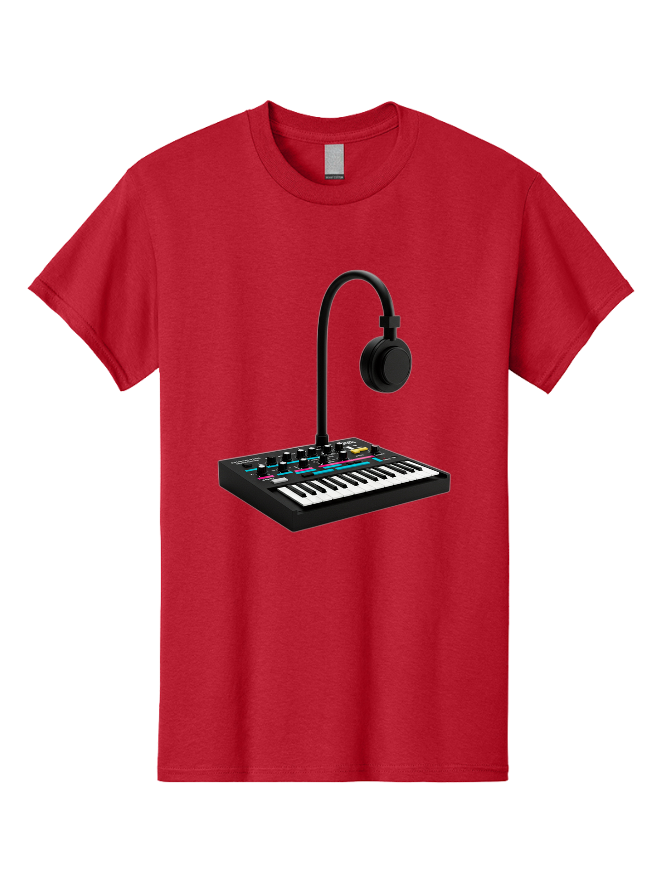 Arturia-Minilab-Mkii Men'S Graphic Tee, 100% Cotton, Comfortable Casual Summer Wear, Machine Washable, Korg Minilogue Synthesizer, Electronic Music Production, Sound Design, Music Creation, Audio Equipment, Midi Controller, Music Gear, Baa140