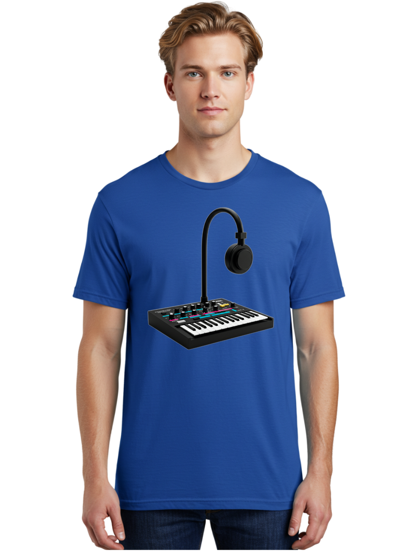 Arturia-Minilab-Mkii Men'S Graphic Tee, 100% Cotton, Comfortable Casual Summer Wear, Machine Washable, Korg Minilogue Synthesizer, Electronic Music Production, Sound Design, Music Creation, Audio Equipment, Midi Controller, Music Gear, Baa140
