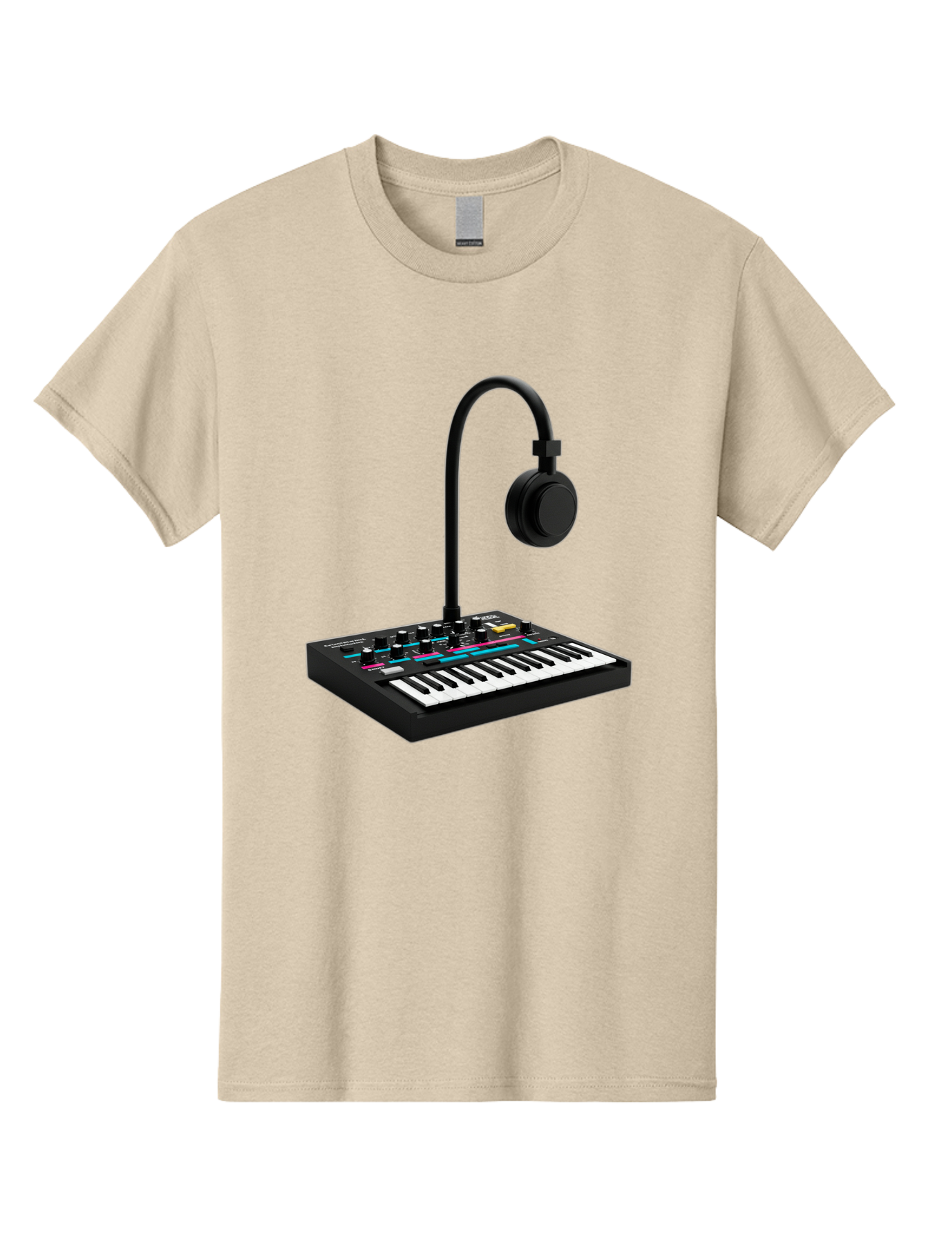 Arturia-Minilab-Mkii Men'S Graphic Tee, 100% Cotton, Comfortable Casual Summer Wear, Machine Washable, Korg Minilogue Synthesizer, Electronic Music Production, Sound Design, Music Creation, Audio Equipment, Midi Controller, Music Gear, Baa140