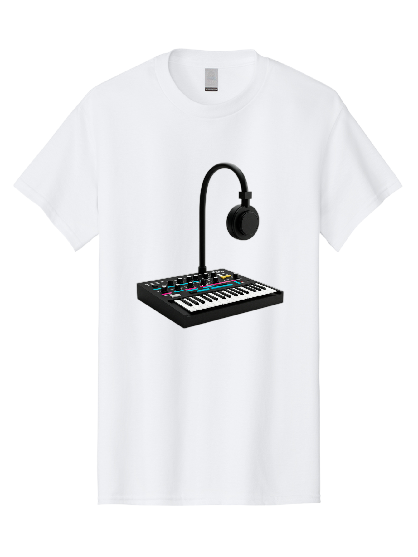 Arturia-Minilab-Mkii Men'S Graphic Tee, 100% Cotton, Comfortable Casual Summer Wear, Machine Washable, Korg Minilogue Synthesizer, Electronic Music Production, Sound Design, Music Creation, Audio Equipment, Midi Controller, Music Gear, Baa140