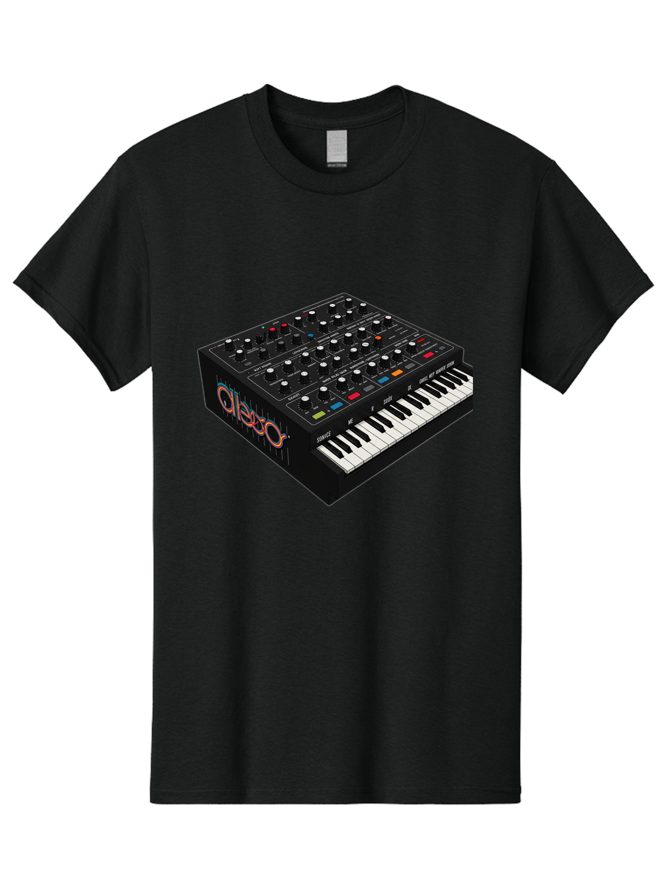 Arturia-Minilab Men'S Graphic Tee, 100% Cotton, Comfortable Casual Summer Wear, Machine Washable, Electronic Keyboard, Synthesizer, Music Production, Sound Design, Midi Controller, Music Technology, Audio Equipment, Musical Instrument, Baa141