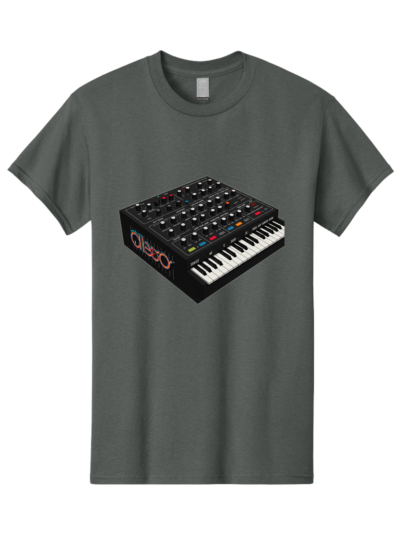Arturia-Minilab Men'S Graphic Tee, 100% Cotton, Comfortable Casual Summer Wear, Machine Washable, Electronic Keyboard, Synthesizer, Music Production, Sound Design, Midi Controller, Music Technology, Audio Equipment, Musical Instrument, Baa141