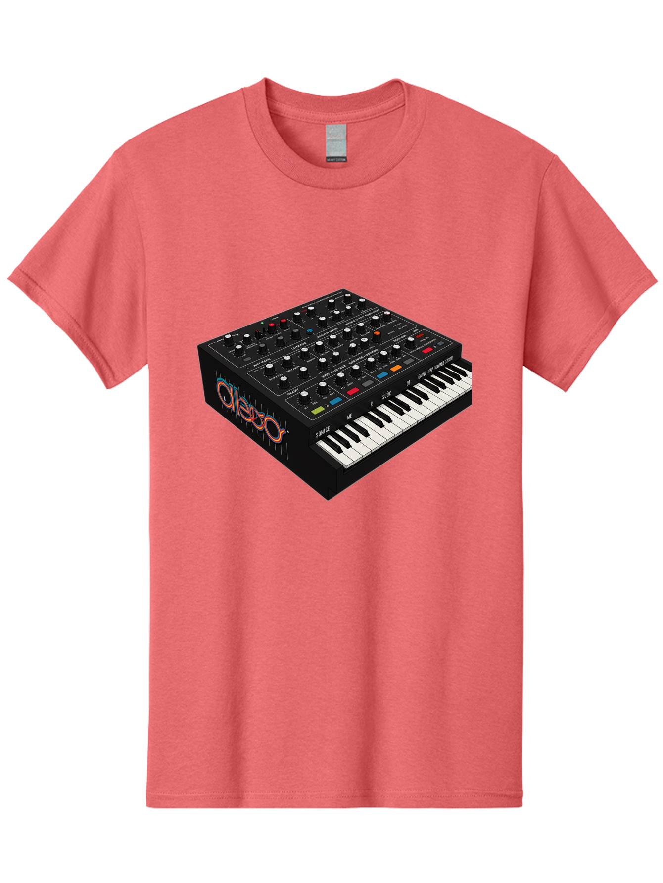 Arturia-Minilab Men'S Graphic Tee, 100% Cotton, Comfortable Casual Summer Wear, Machine Washable, Electronic Keyboard, Synthesizer, Music Production, Sound Design, Midi Controller, Music Technology, Audio Equipment, Musical Instrument, Baa141