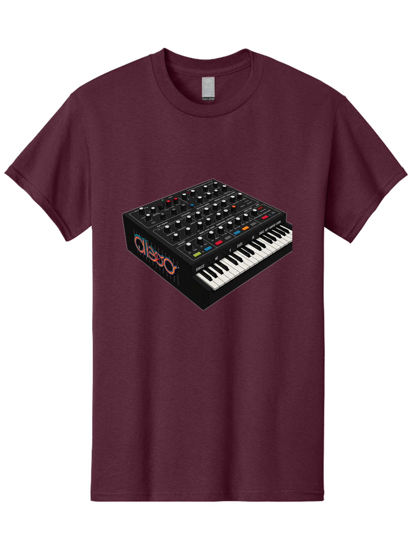 Arturia-Minilab Men'S Graphic Tee, 100% Cotton, Comfortable Casual Summer Wear, Machine Washable, Electronic Keyboard, Synthesizer, Music Production, Sound Design, Midi Controller, Music Technology, Audio Equipment, Musical Instrument, Baa141