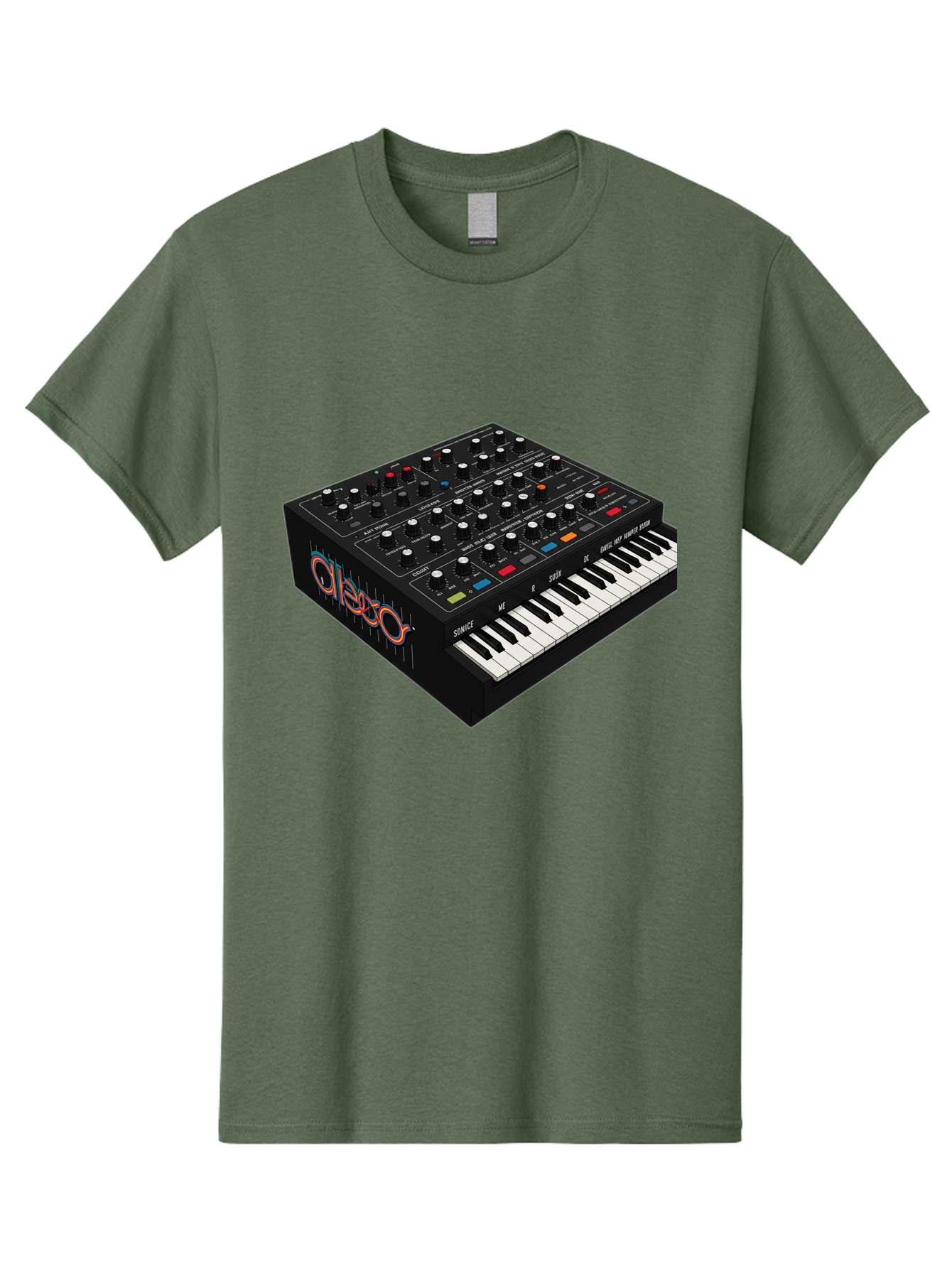 Arturia-Minilab Men'S Graphic Tee, 100% Cotton, Comfortable Casual Summer Wear, Machine Washable, Electronic Keyboard, Synthesizer, Music Production, Sound Design, Midi Controller, Music Technology, Audio Equipment, Musical Instrument, Baa141