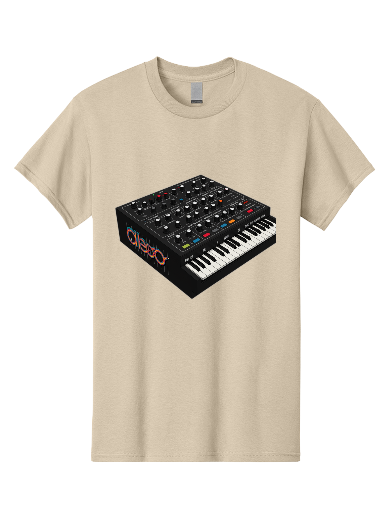 Arturia-Minilab Men'S Graphic Tee, 100% Cotton, Comfortable Casual Summer Wear, Machine Washable, Electronic Keyboard, Synthesizer, Music Production, Sound Design, Midi Controller, Music Technology, Audio Equipment, Musical Instrument, Baa141