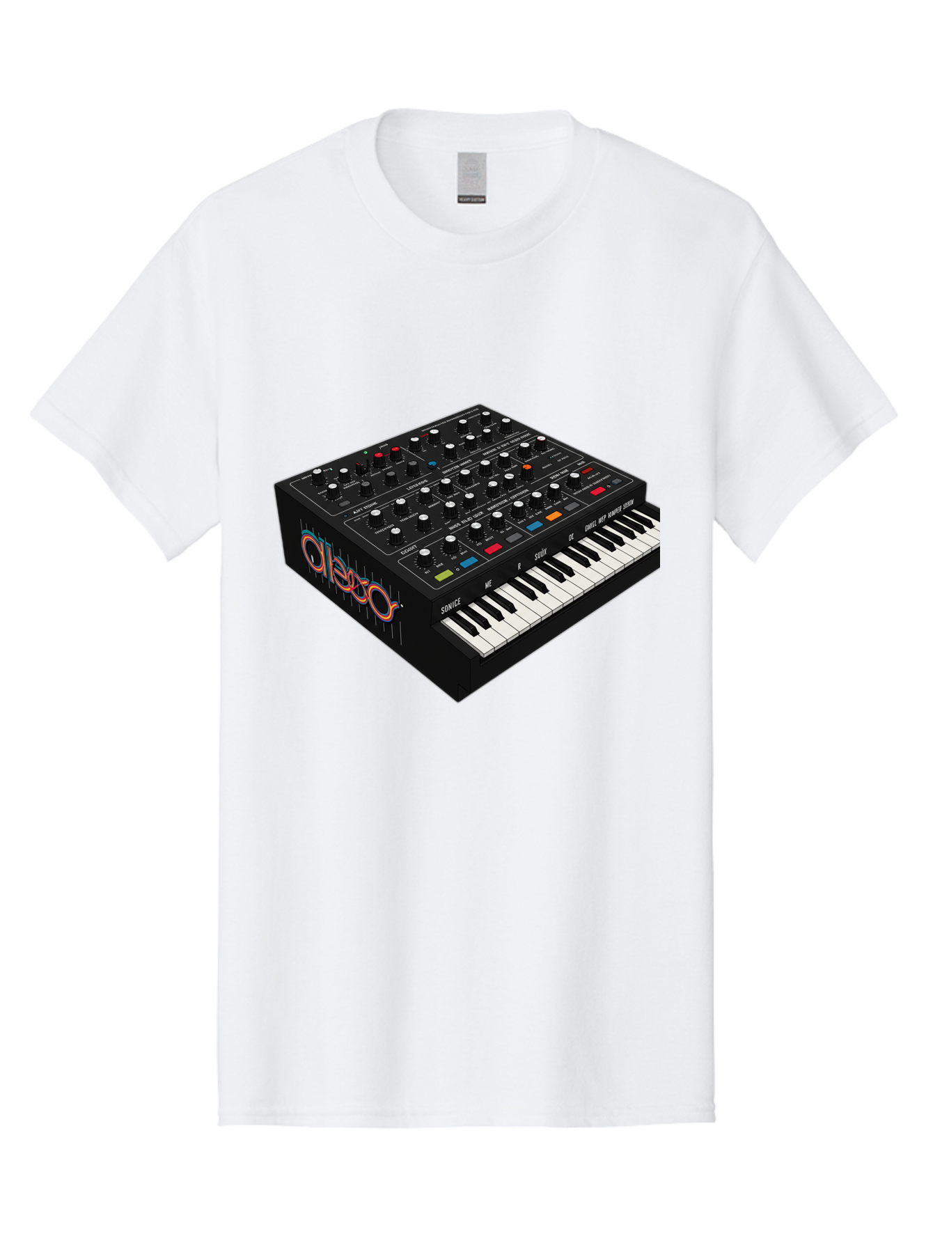 Arturia-Minilab Men'S Graphic Tee, 100% Cotton, Comfortable Casual Summer Wear, Machine Washable, Electronic Keyboard, Synthesizer, Music Production, Sound Design, Midi Controller, Music Technology, Audio Equipment, Musical Instrument, Baa141