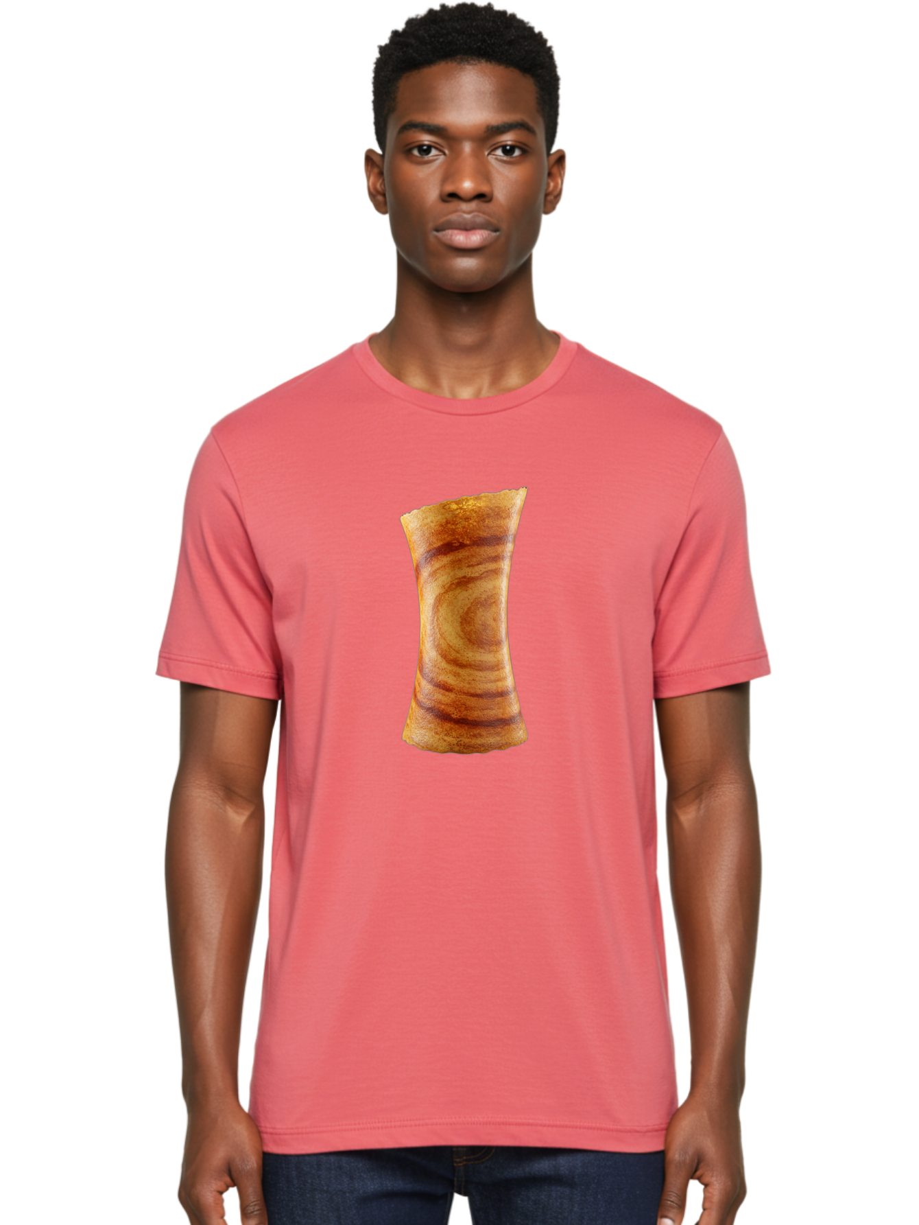 Bacon-Strip Men'S Graphic Tee, 100% Cotton, Comfortable Casual Summer Wear, Machine Washable, Crispy Bacon, Fried Meat, Savory Snack, Breakfast Food, Browned Edges, Appetizing Strip, Delicious Bacon Strip Baa144