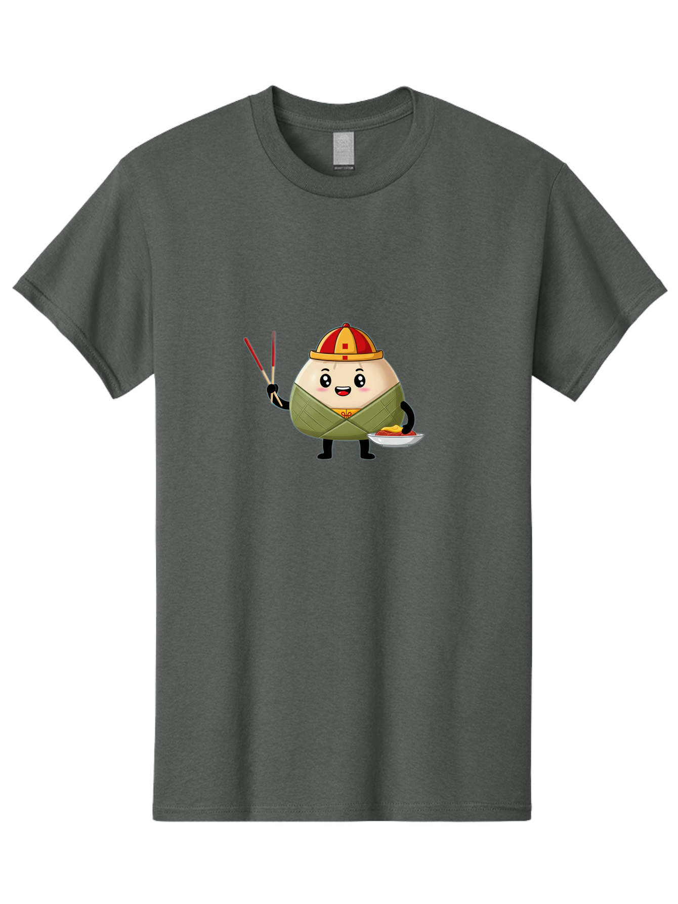 Banh-Chung Men'S Graphic Tee, 100% Cotton, Comfortable Casual Summer Wear, Machine Washable, Vietnamese Traditional Food, Bánh Ch?ng, Rice Cake, Festive Dish, Cultural Heritage, Tet Celebration, Asian Cuisine, Traditional Recipe Baa151