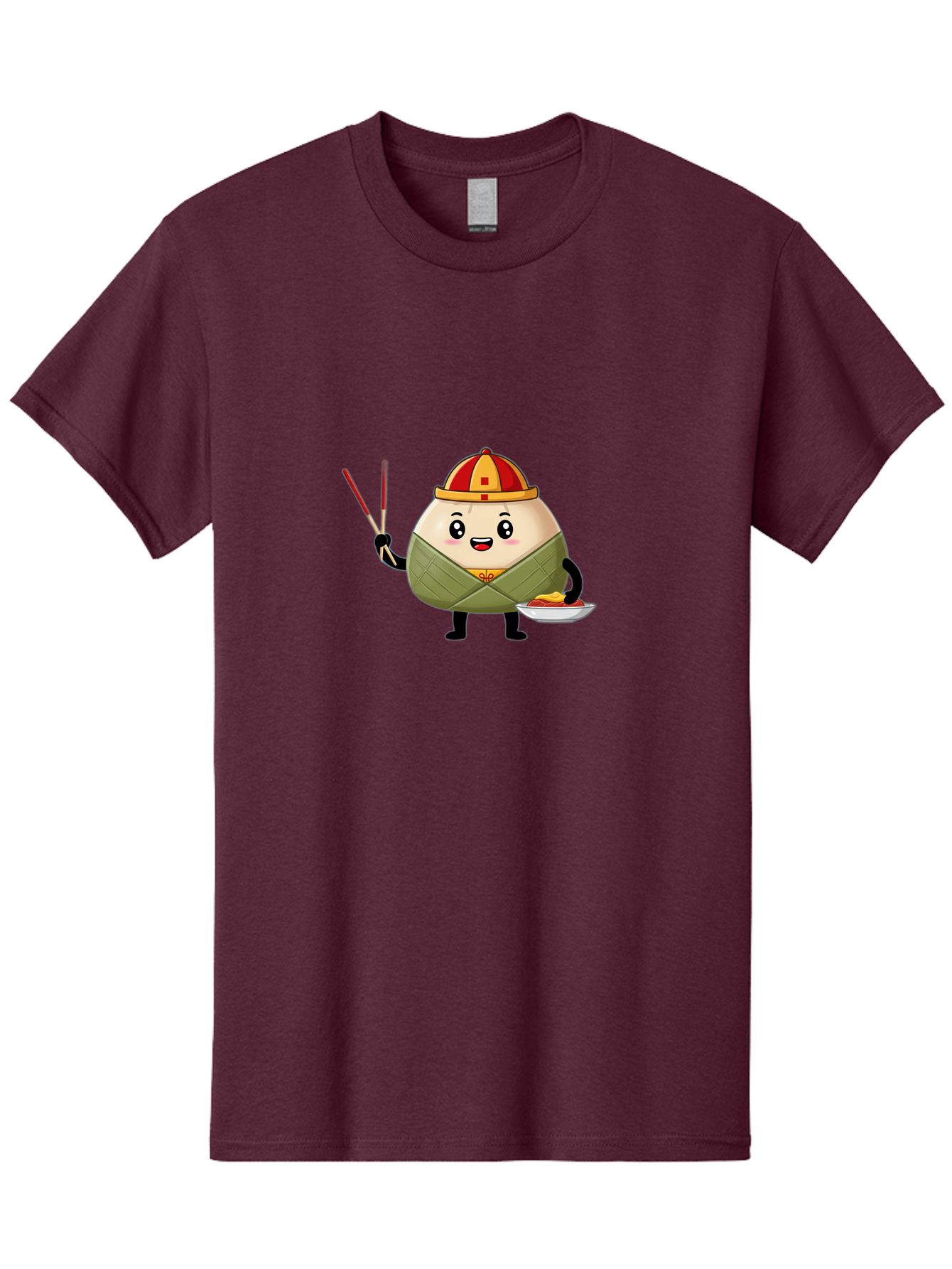 Banh-Chung Men'S Graphic Tee, 100% Cotton, Comfortable Casual Summer Wear, Machine Washable, Vietnamese Traditional Food, Bánh Ch?ng, Rice Cake, Festive Dish, Cultural Heritage, Tet Celebration, Asian Cuisine, Traditional Recipe Baa151