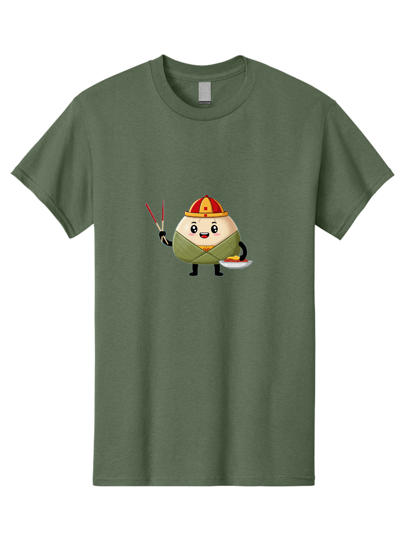 Banh-Chung Men'S Graphic Tee, 100% Cotton, Comfortable Casual Summer Wear, Machine Washable, Vietnamese Traditional Food, Bánh Ch?ng, Rice Cake, Festive Dish, Cultural Heritage, Tet Celebration, Asian Cuisine, Traditional Recipe Baa151