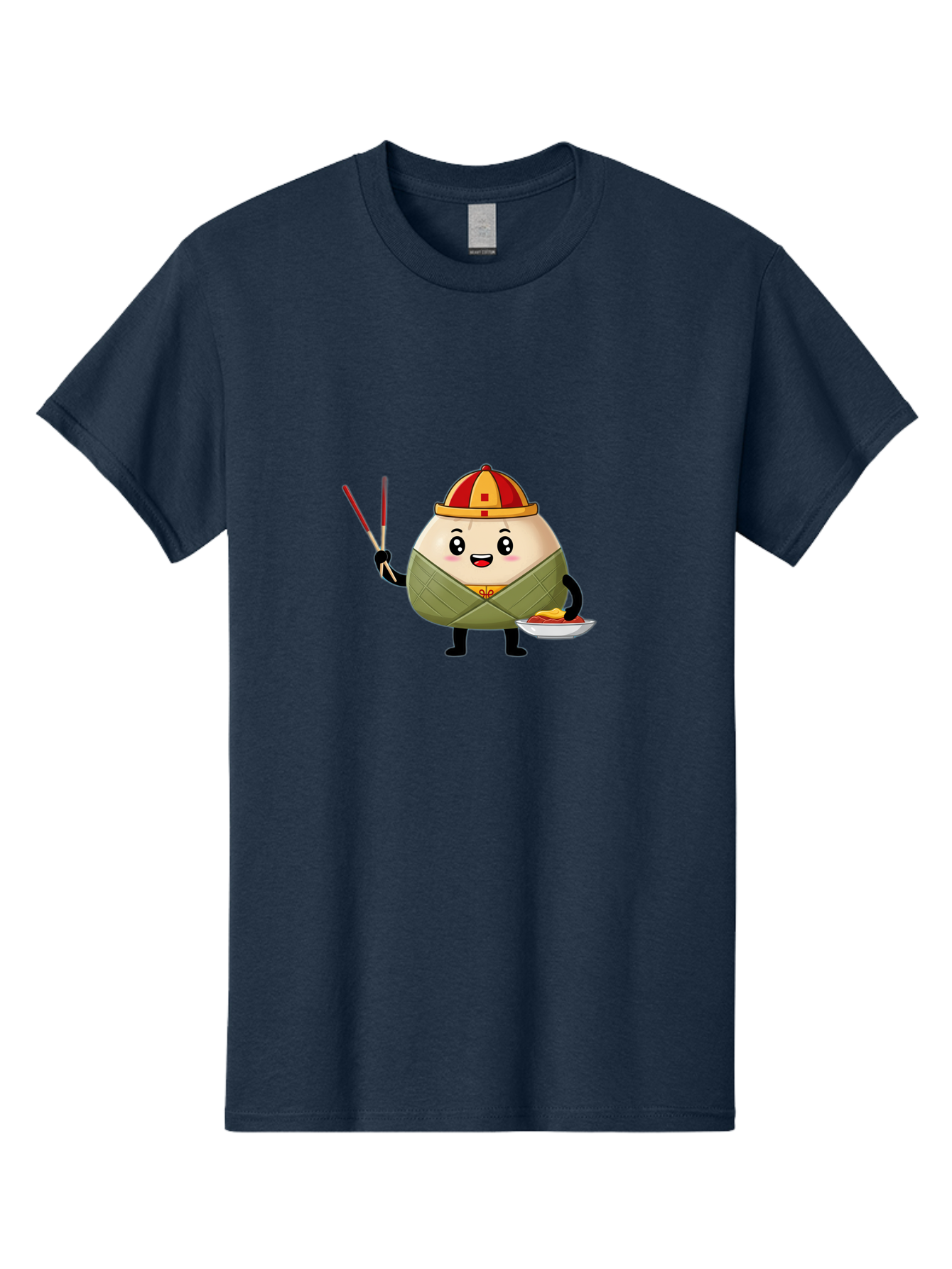 Banh-Chung Men'S Graphic Tee, 100% Cotton, Comfortable Casual Summer Wear, Machine Washable, Vietnamese Traditional Food, Bánh Ch?ng, Rice Cake, Festive Dish, Cultural Heritage, Tet Celebration, Asian Cuisine, Traditional Recipe Baa151