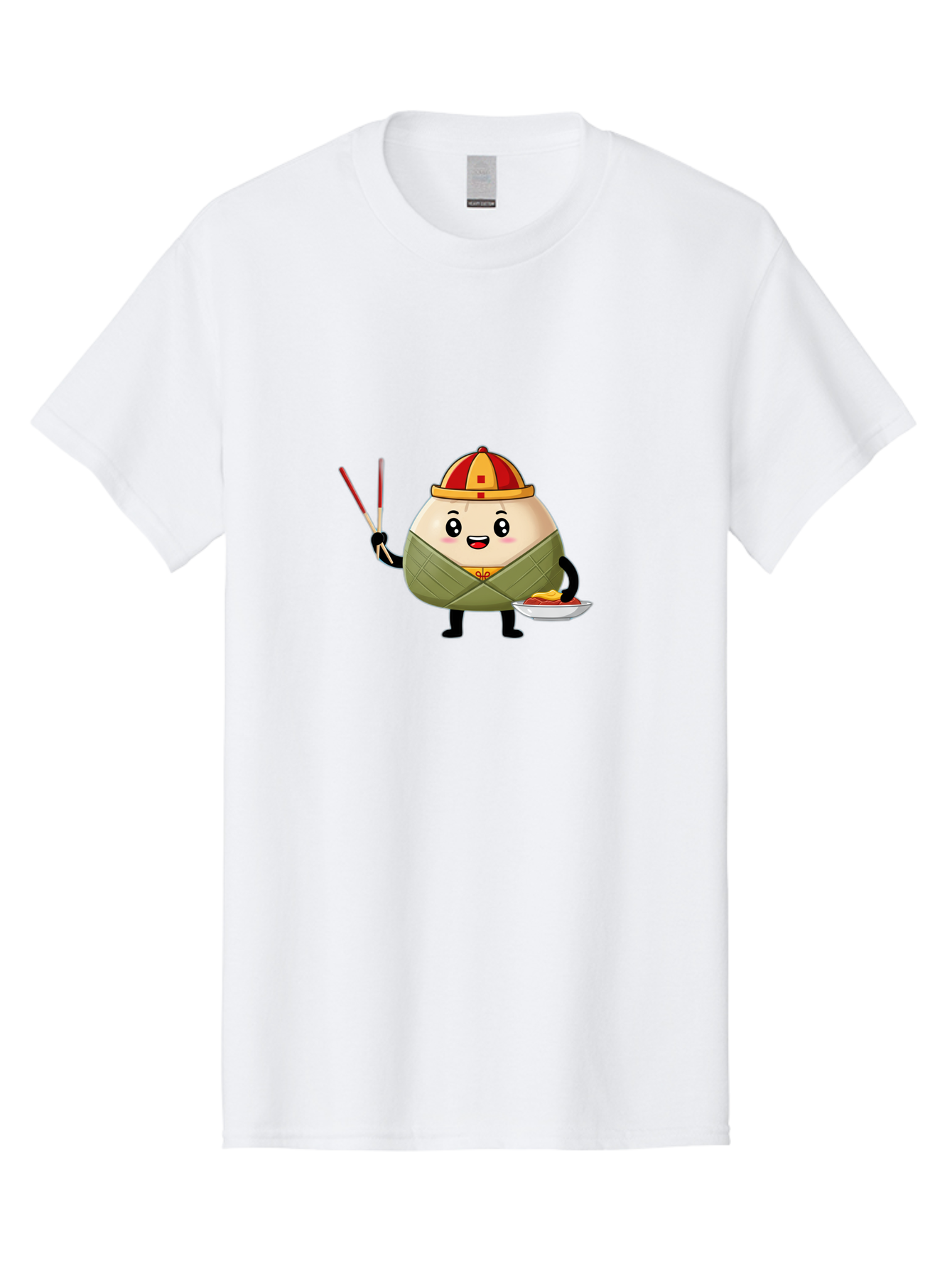 Banh-Chung Men'S Graphic Tee, 100% Cotton, Comfortable Casual Summer Wear, Machine Washable, Vietnamese Traditional Food, Bánh Ch?ng, Rice Cake, Festive Dish, Cultural Heritage, Tet Celebration, Asian Cuisine, Traditional Recipe Baa151