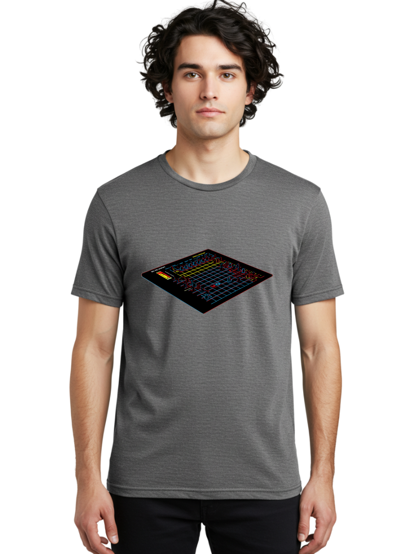 Battleship-Game-Board Men'S Graphic Tee, 100% Cotton, Comfortable Casual Summer Wear, Machine Washable, Battleship Game, Naval Combat, Strategy Game, Grid Layout, Battleship Theme, Game Board, Strategy Board Game, Naval Warfare, Classic Game, Baa155