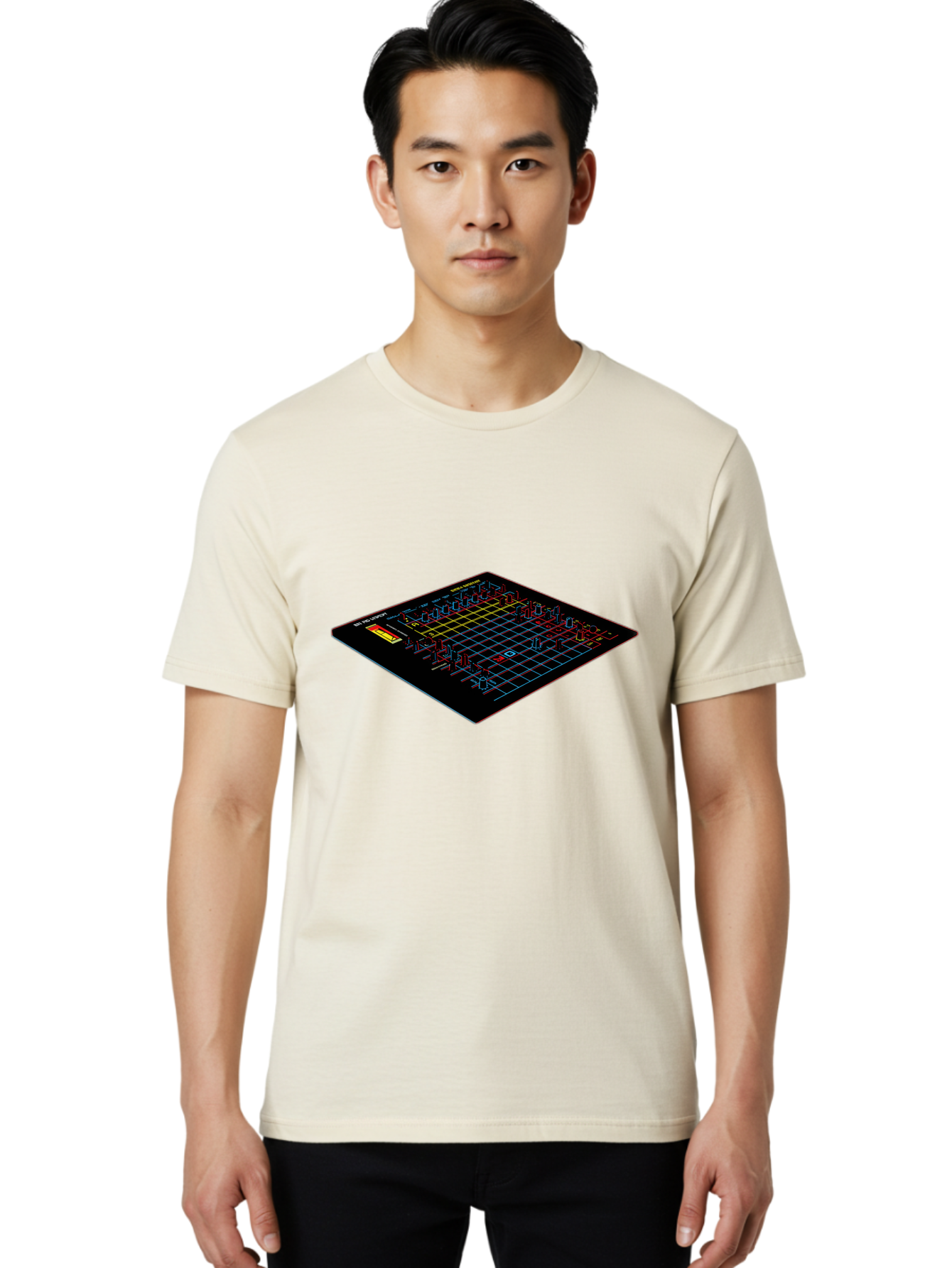 Battleship-Game-Board Men'S Graphic Tee, 100% Cotton, Comfortable Casual Summer Wear, Machine Washable, Battleship Game, Naval Combat, Strategy Game, Grid Layout, Battleship Theme, Game Board, Strategy Board Game, Naval Warfare, Classic Game, Baa155