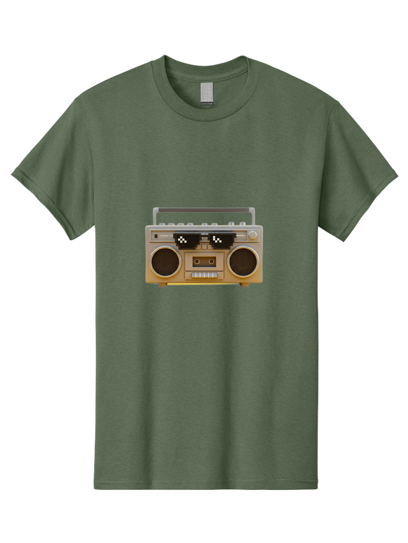 Boombox-2 Men'S Graphic Tee, 100% Cotton, Comfortable Casual Summer Wear, Machine Washable, Retro Boombox, Cassette Player, 80S Music, Vintage Electronics, Portable Music Player, Nostalgic Tech, Pixel Art, Cassette Tape Baa183