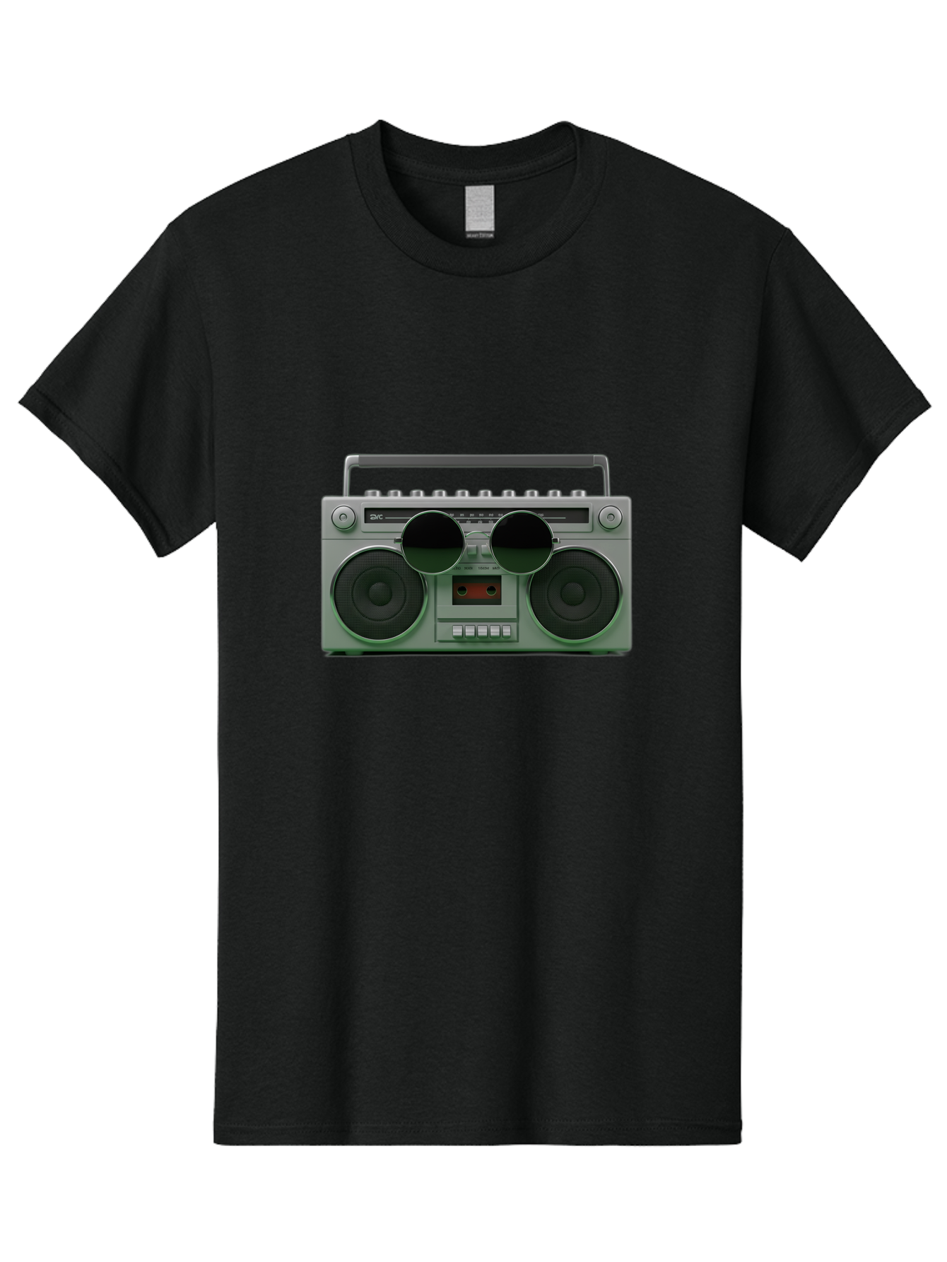 Boombox-3 Men'S Graphic Tee, 100% Cotton, Comfortable Casual Summer Wear, Machine Washable, Retro Boombox, Vintage Audio Equipment, Cassette Player, Portable Music, Nostalgic Technology, Retro Music Player, 80S Music Gear, Baa184