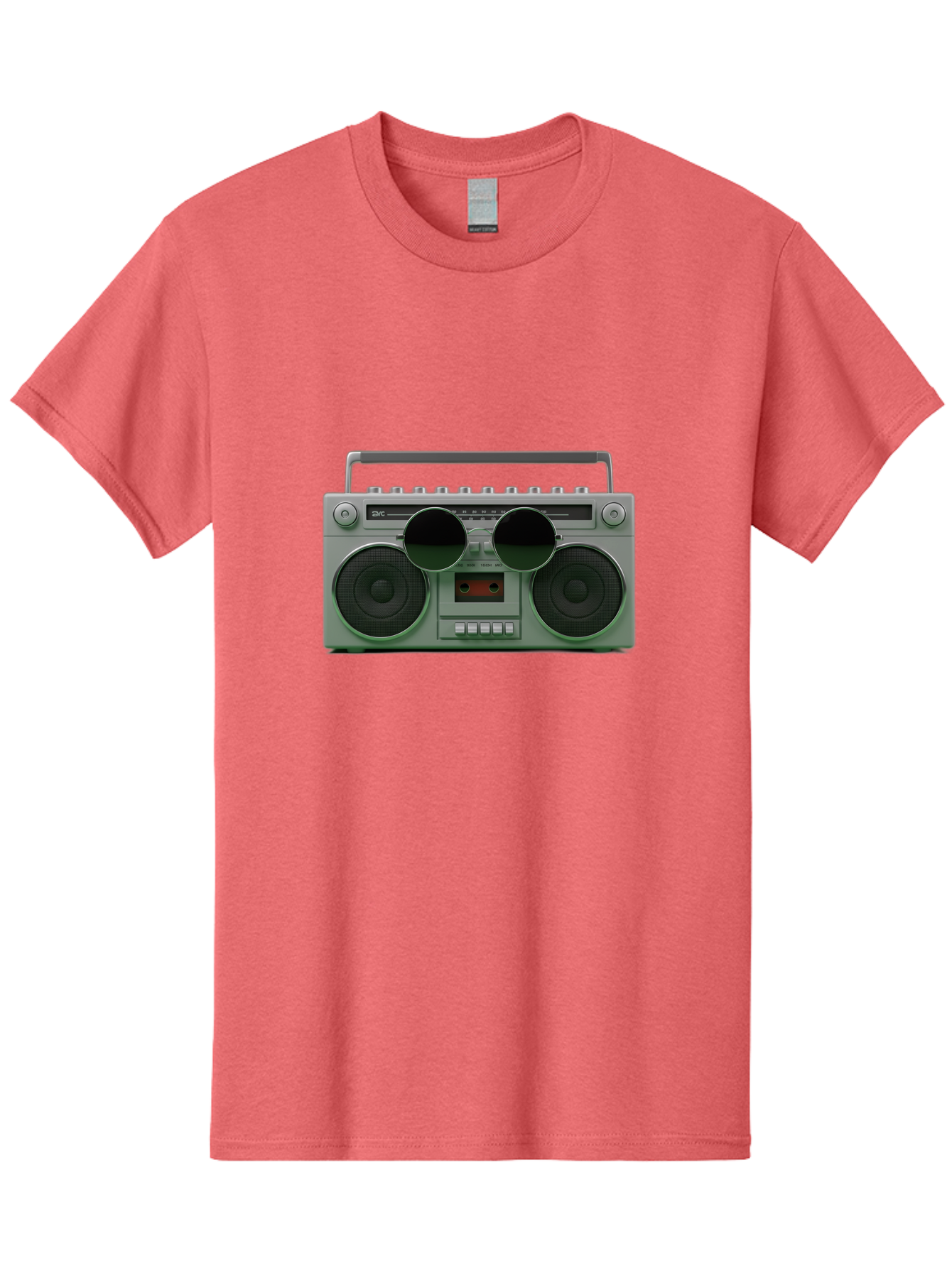Boombox-3 Men'S Graphic Tee, 100% Cotton, Comfortable Casual Summer Wear, Machine Washable, Retro Boombox, Vintage Audio Equipment, Cassette Player, Portable Music, Nostalgic Technology, Retro Music Player, 80S Music Gear, Baa184
