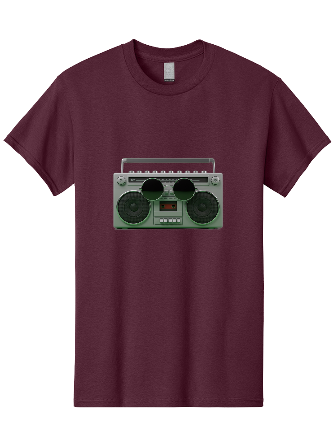 Boombox-3 Men'S Graphic Tee, 100% Cotton, Comfortable Casual Summer Wear, Machine Washable, Retro Boombox, Vintage Audio Equipment, Cassette Player, Portable Music, Nostalgic Technology, Retro Music Player, 80S Music Gear, Baa184