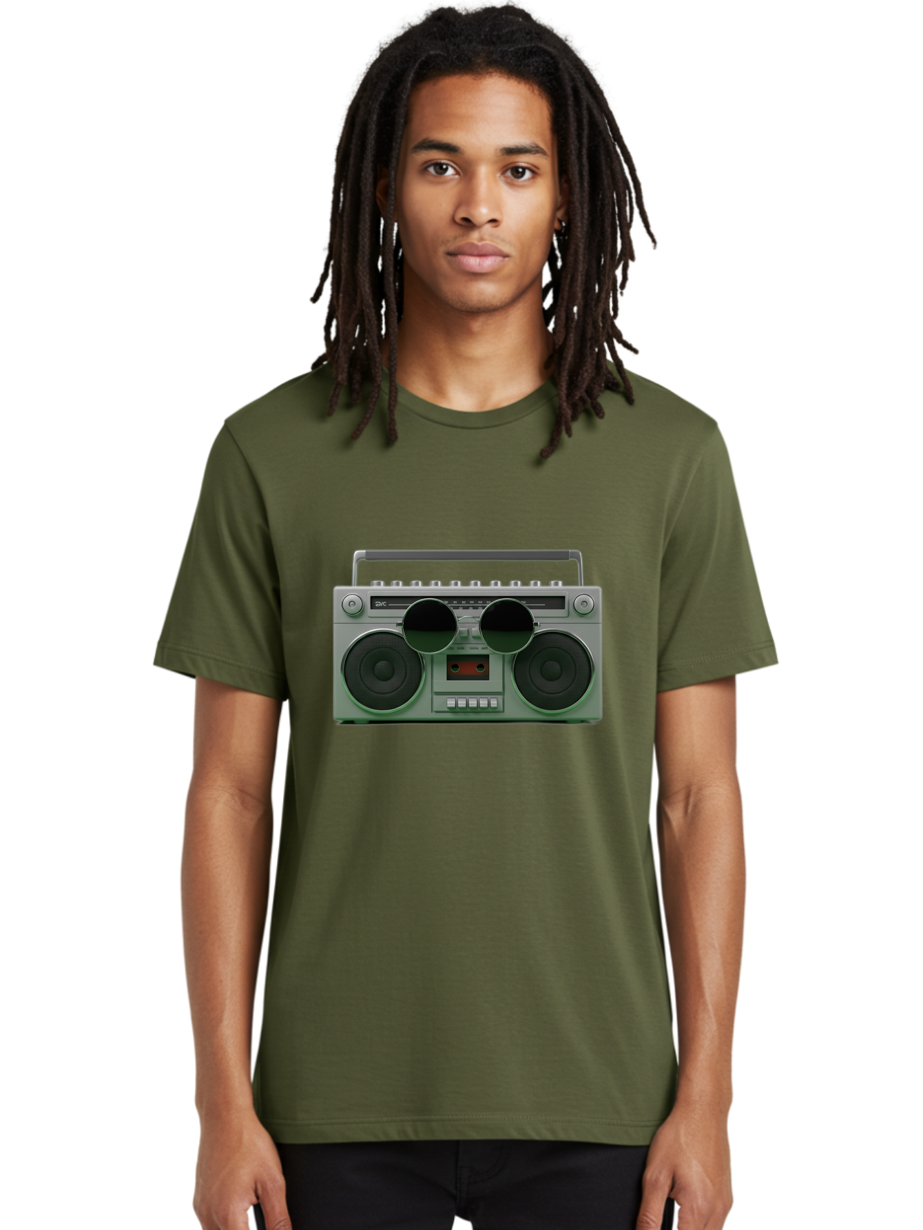 Boombox-3 Men'S Graphic Tee, 100% Cotton, Comfortable Casual Summer Wear, Machine Washable, Retro Boombox, Vintage Audio Equipment, Cassette Player, Portable Music, Nostalgic Technology, Retro Music Player, 80S Music Gear, Baa184