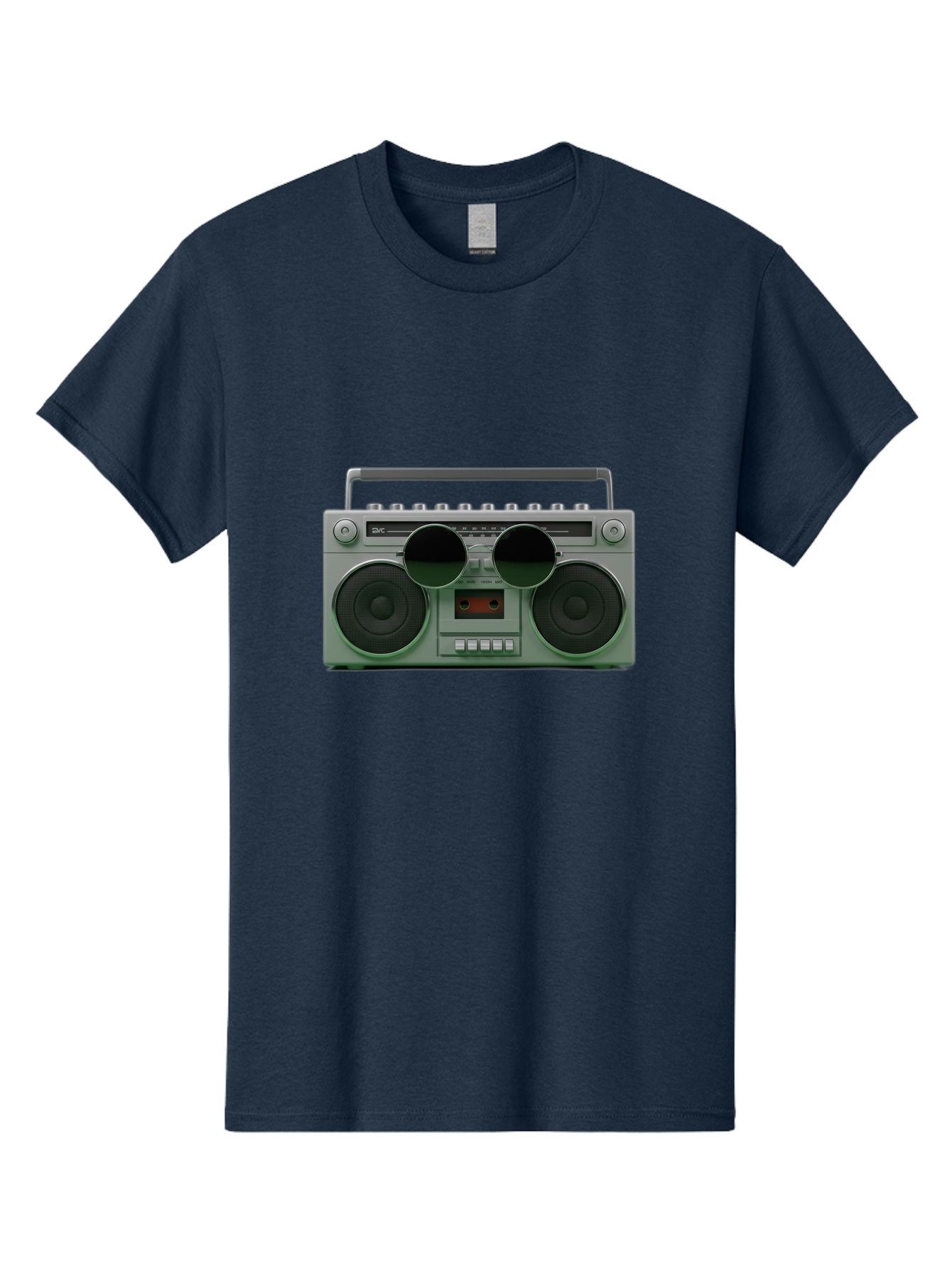 Boombox-3 Men'S Graphic Tee, 100% Cotton, Comfortable Casual Summer Wear, Machine Washable, Retro Boombox, Vintage Audio Equipment, Cassette Player, Portable Music, Nostalgic Technology, Retro Music Player, 80S Music Gear, Baa184