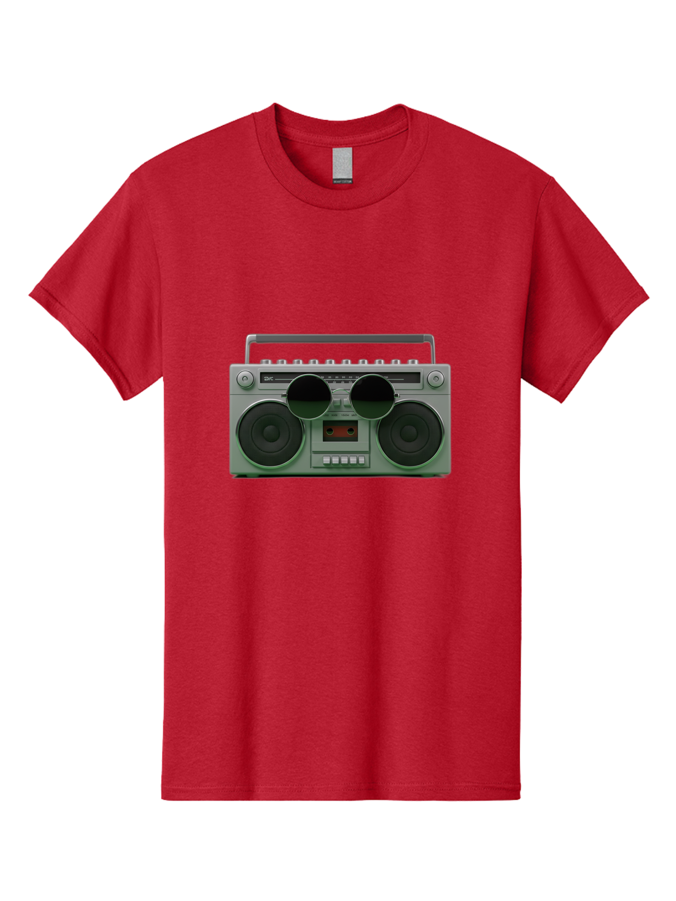 Boombox-3 Men'S Graphic Tee, 100% Cotton, Comfortable Casual Summer Wear, Machine Washable, Retro Boombox, Vintage Audio Equipment, Cassette Player, Portable Music, Nostalgic Technology, Retro Music Player, 80S Music Gear, Baa184