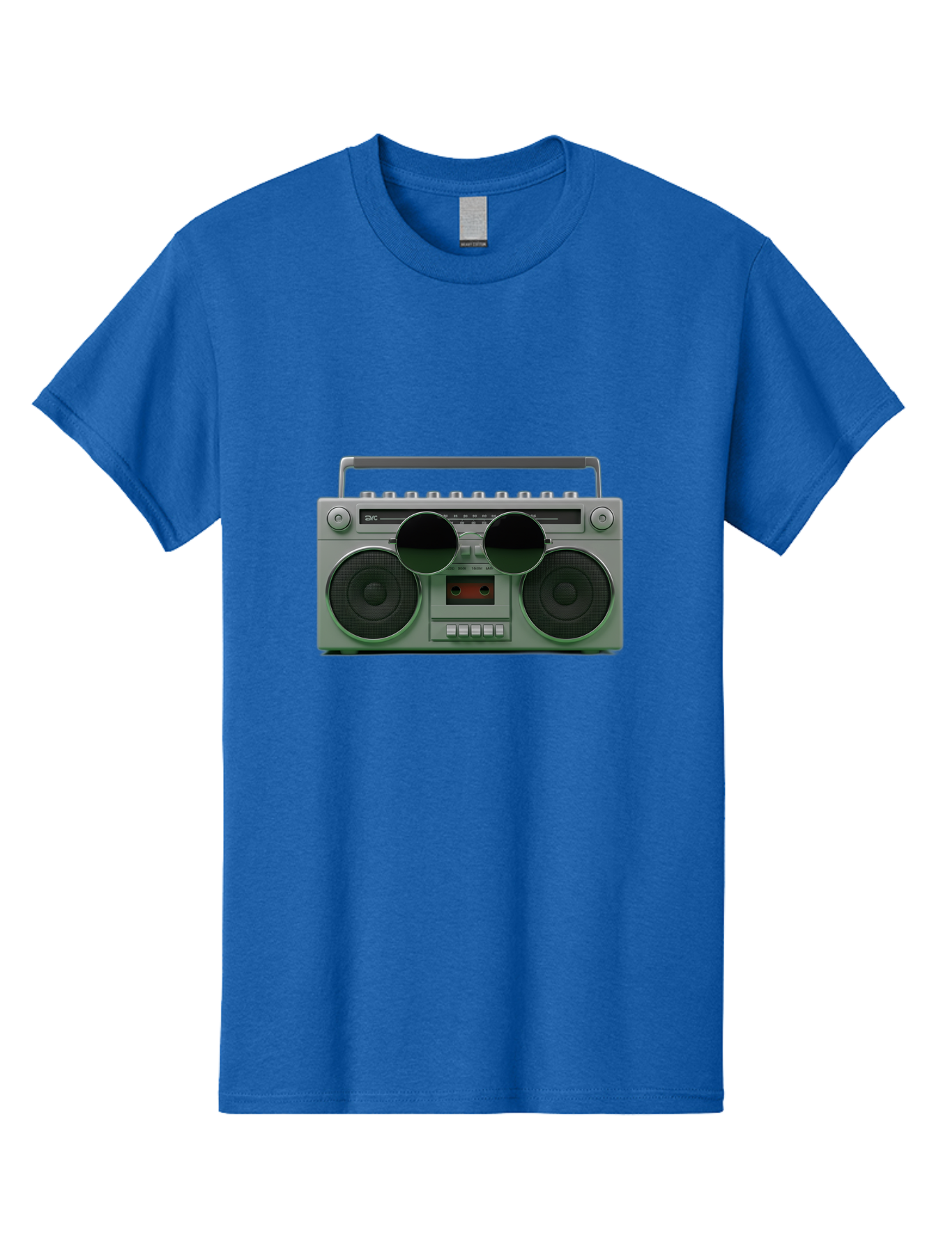 Boombox-3 Men'S Graphic Tee, 100% Cotton, Comfortable Casual Summer Wear, Machine Washable, Retro Boombox, Vintage Audio Equipment, Cassette Player, Portable Music, Nostalgic Technology, Retro Music Player, 80S Music Gear, Baa184