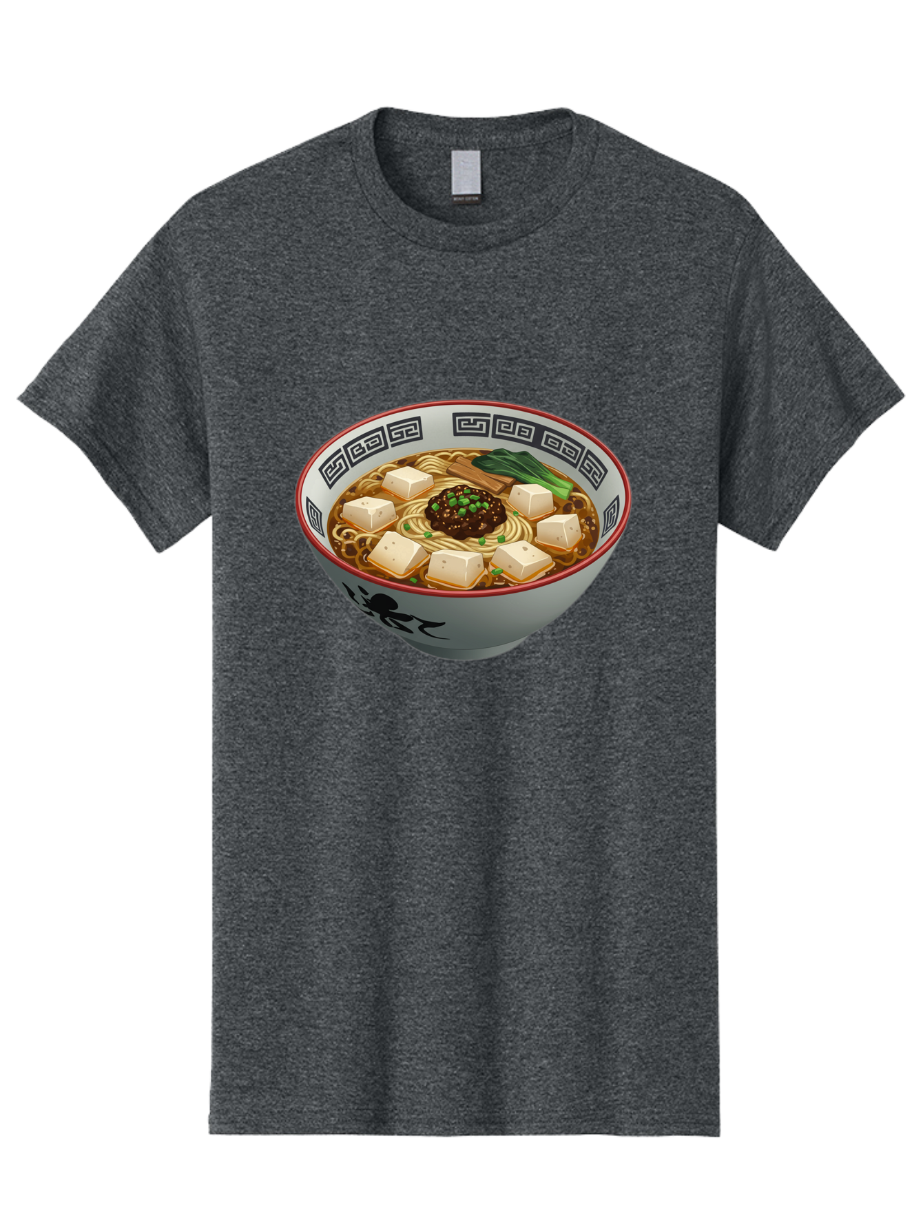 Bowl-Of-Ramen-2 Men'S Graphic Tee, 100% Cotton, Comfortable Casual Summer Wear, Machine Washable, Ramen Noodles, Noodle Soup, Japanese Cuisine, Tofu, Bok Choy, Savory Broth, Asian-Inspired, Delicious Meal, Comforting Food, Hot Soup, Baa198