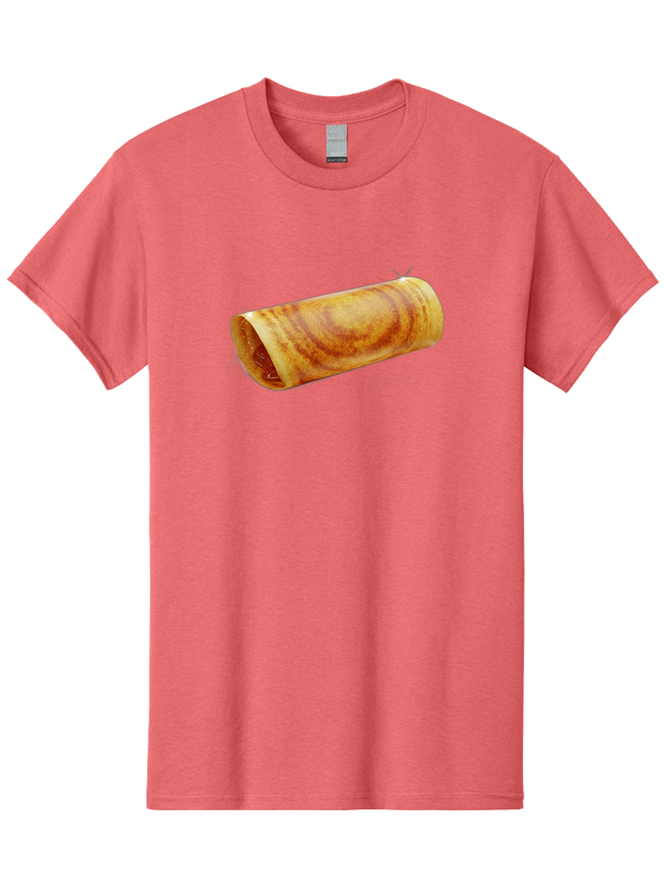 Burrito Men'S Graphic Tee, 100% Cotton, Comfortable Casual Summer Wear, Machine Washable, Crunchy Spring Roll, Savory Filling, Asian Cuisine, Finger Food, Delicious Snack, Appetizing Dish, Tasty Treat Baa244