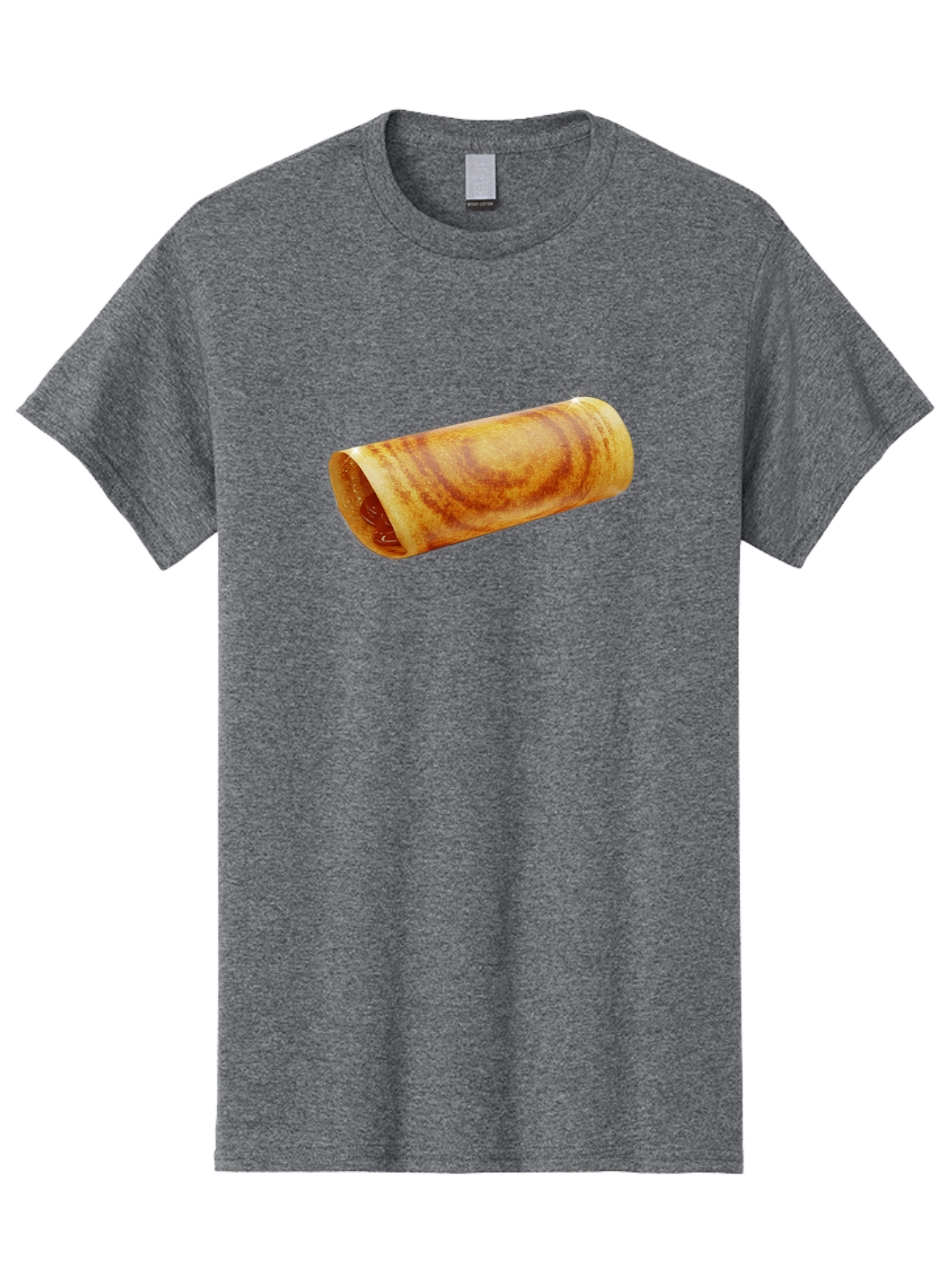 Burrito Men'S Graphic Tee, 100% Cotton, Comfortable Casual Summer Wear, Machine Washable, Crunchy Spring Roll, Savory Filling, Asian Cuisine, Finger Food, Delicious Snack, Appetizing Dish, Tasty Treat Baa244