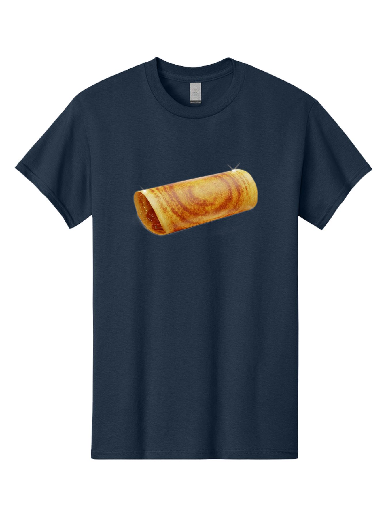 Burrito Men'S Graphic Tee, 100% Cotton, Comfortable Casual Summer Wear, Machine Washable, Crunchy Spring Roll, Savory Filling, Asian Cuisine, Finger Food, Delicious Snack, Appetizing Dish, Tasty Treat Baa244