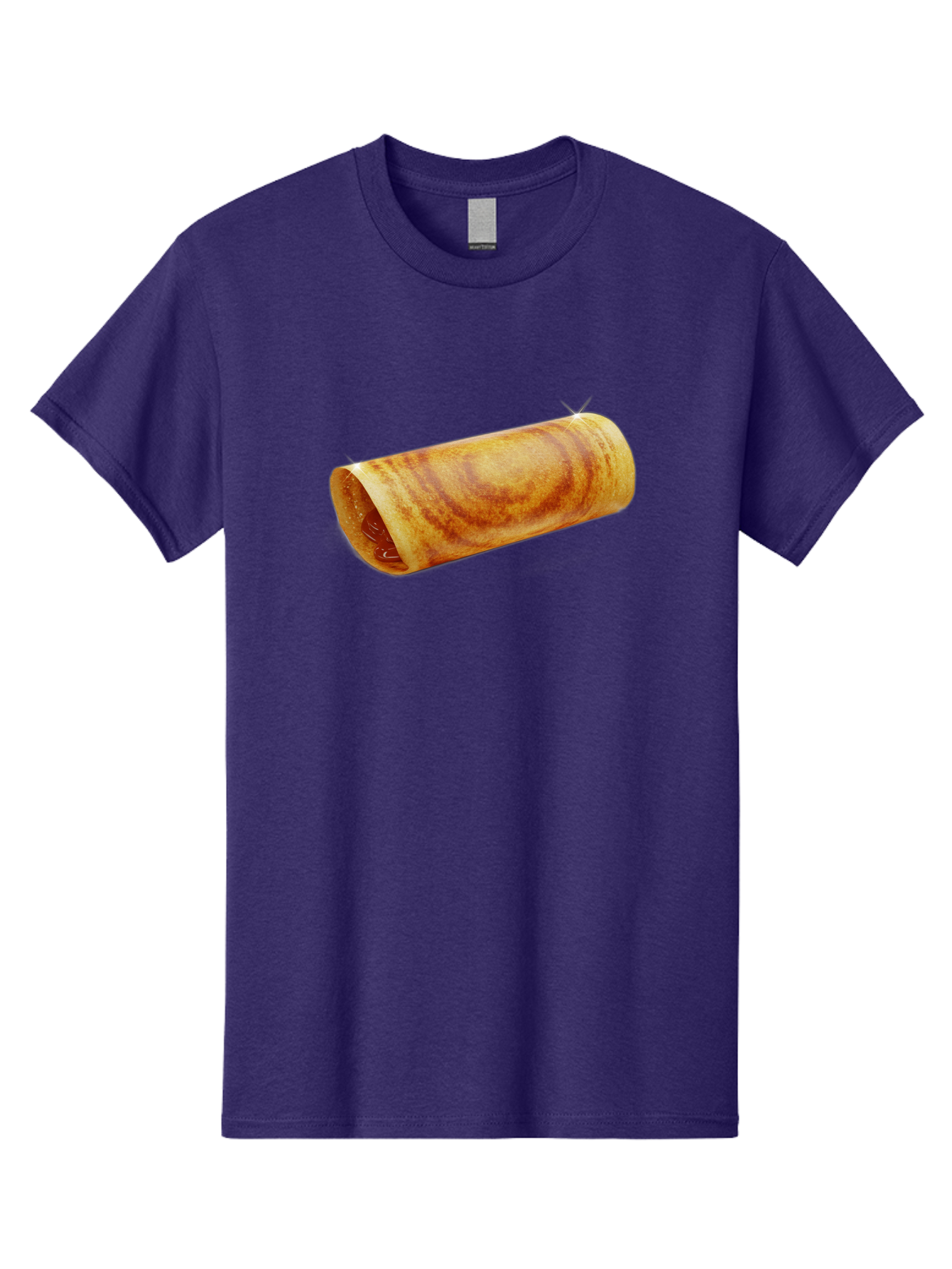 Burrito Men'S Graphic Tee, 100% Cotton, Comfortable Casual Summer Wear, Machine Washable, Crunchy Spring Roll, Savory Filling, Asian Cuisine, Finger Food, Delicious Snack, Appetizing Dish, Tasty Treat Baa244