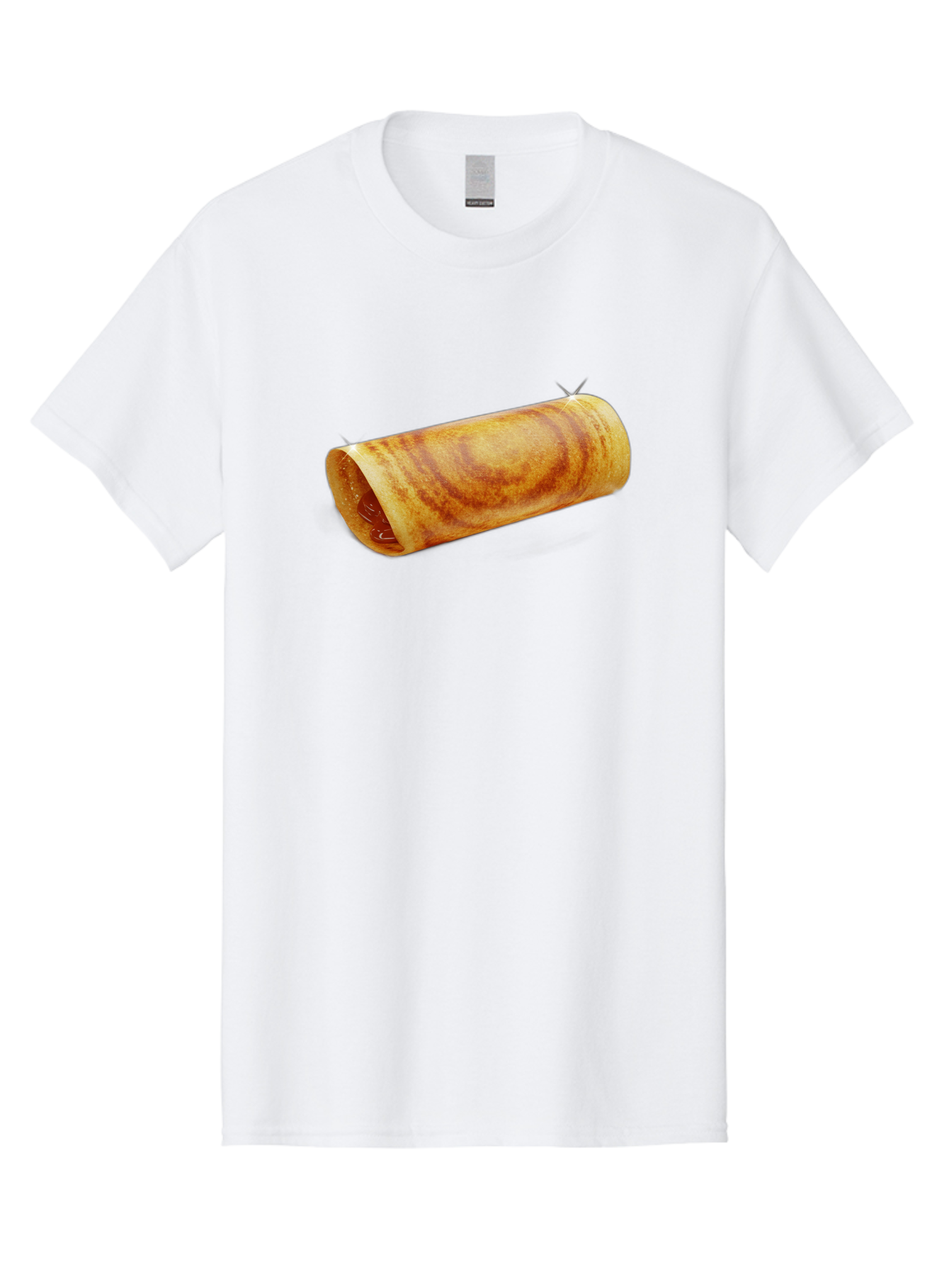 Burrito Men'S Graphic Tee, 100% Cotton, Comfortable Casual Summer Wear, Machine Washable, Crunchy Spring Roll, Savory Filling, Asian Cuisine, Finger Food, Delicious Snack, Appetizing Dish, Tasty Treat Baa244