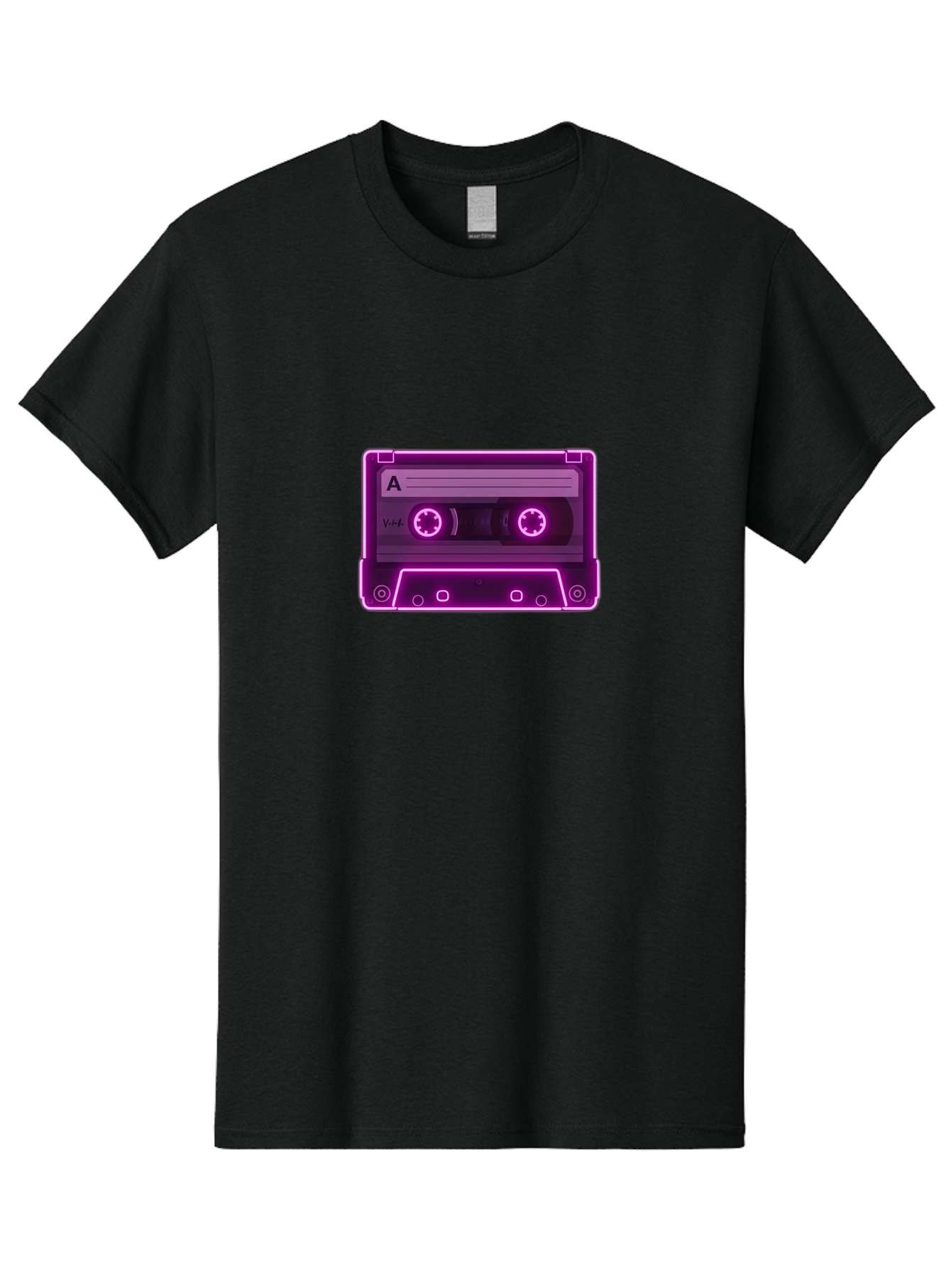 Cassette-Tape-A-3 Men'S Graphic Tee, 100% Cotton, Comfortable Casual Summer Wear, Machine Washable, Cassette Tape, Retro Music, Vintage Technology, Nostalgic Feel, Music Format, Analog Sound, Side A Baa267