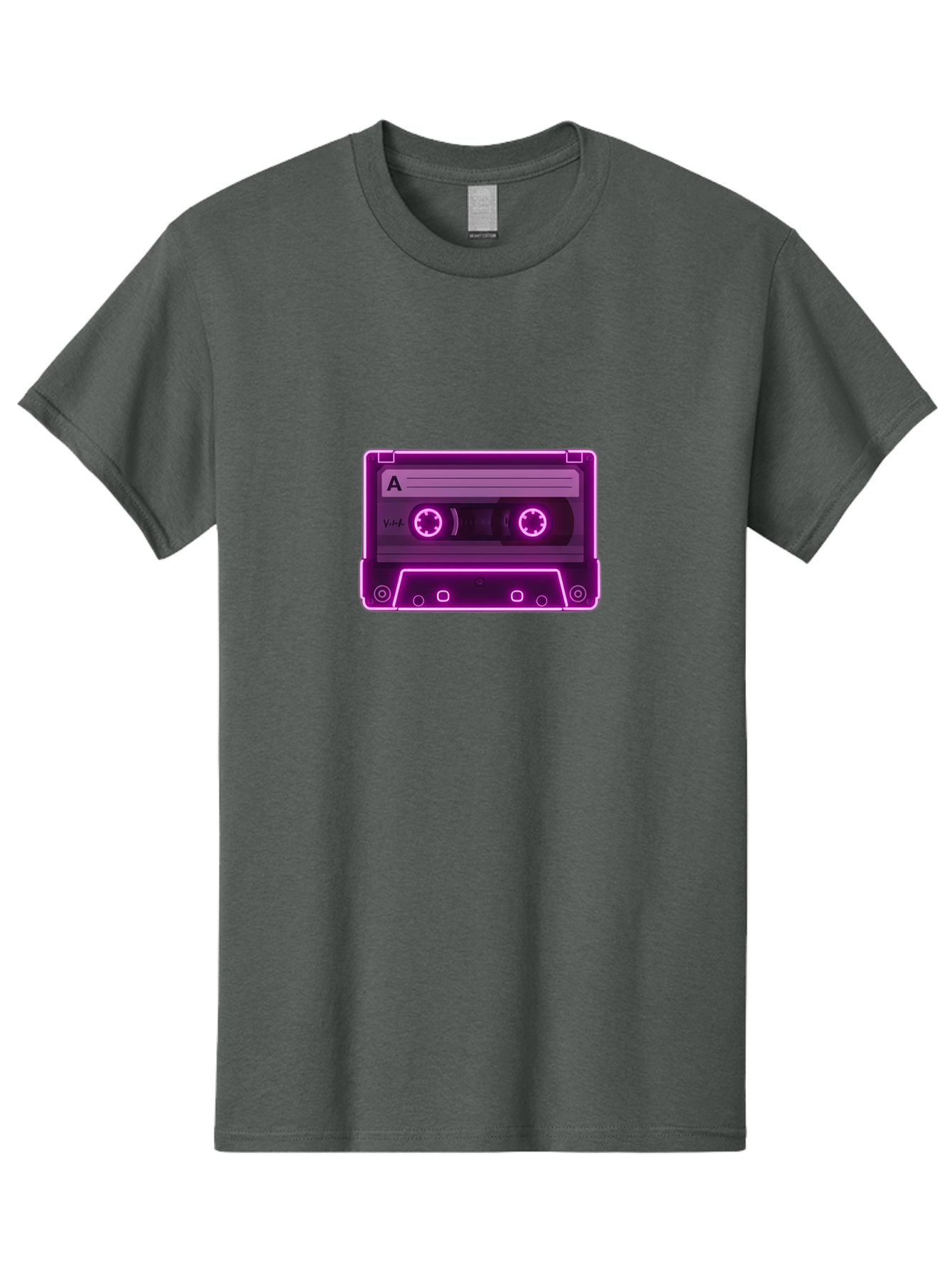 Cassette-Tape-A-3 Men'S Graphic Tee, 100% Cotton, Comfortable Casual Summer Wear, Machine Washable, Cassette Tape, Retro Music, Vintage Technology, Nostalgic Feel, Music Format, Analog Sound, Side A Baa267